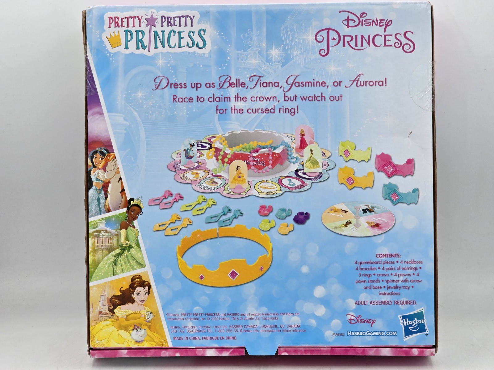 Hasbro Gaming Pretty Princess: Edition Board Game Featuring Multicolor, New