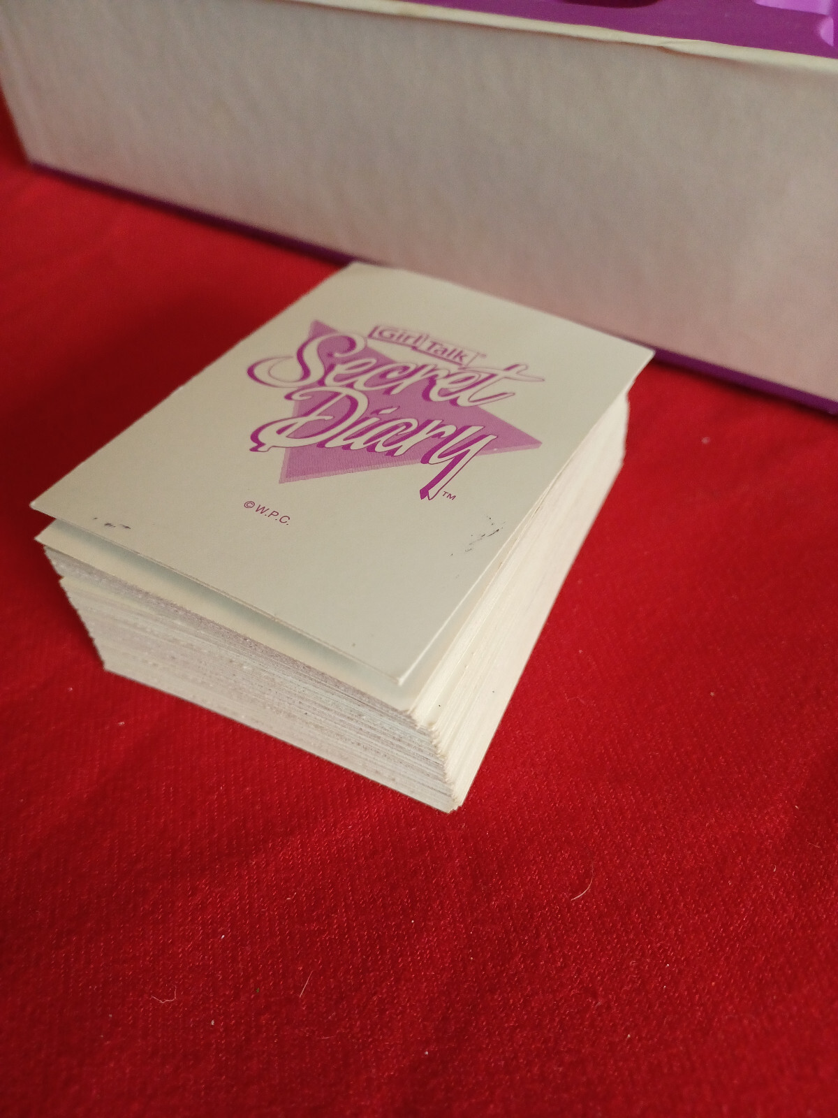 Girl Talk Secret Diary Board Game (Missing 2 Pencils, 15 Cards and 2 Pads)