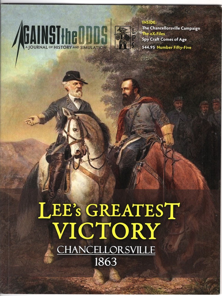 ATO #55 Lee’s Greatest Victory Chancellorsville Board Game War Game Unpunched