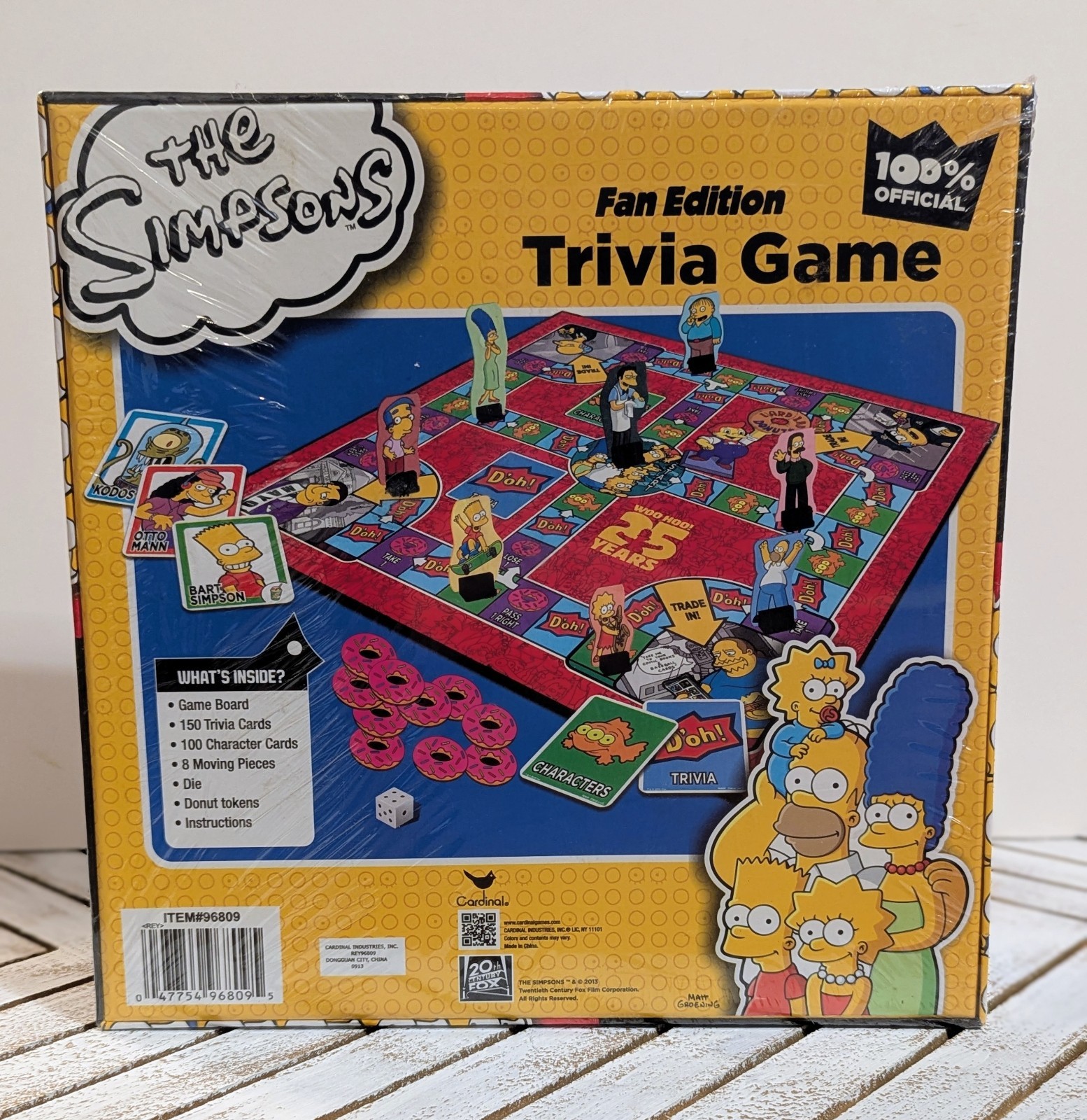 The Simpsons Fan Edition Trivia Game 25 Years 300 Questions