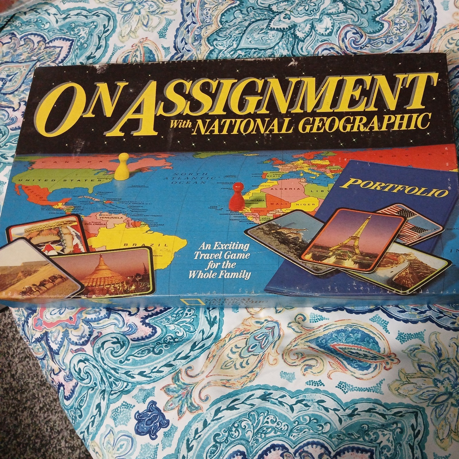 VTG NOS On Assignment With National Geographic Educational Board Game NEW