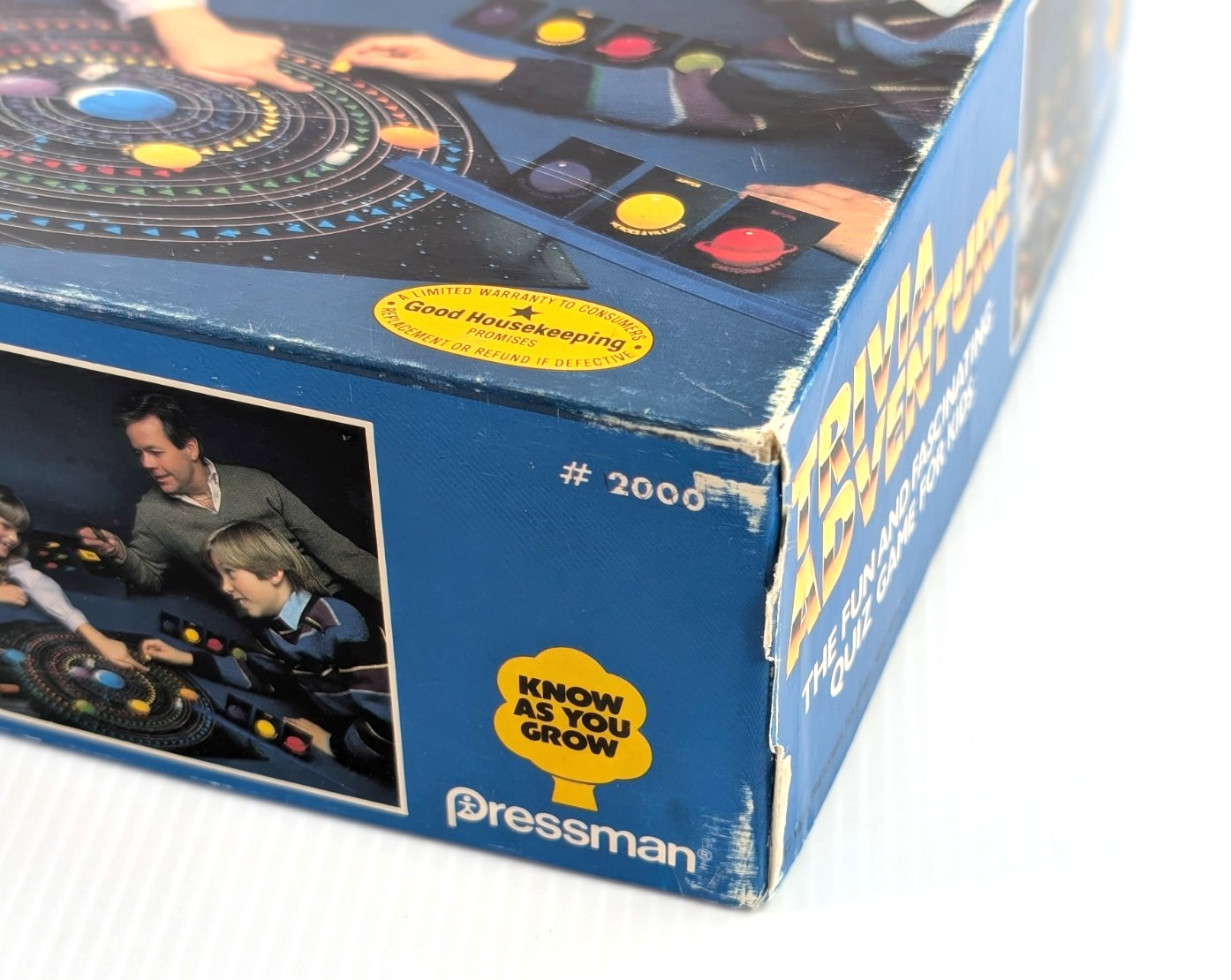 Vintage 1986 IQ2000 Trivia Adventure System Space Theme Board Game 100% COMPLETE