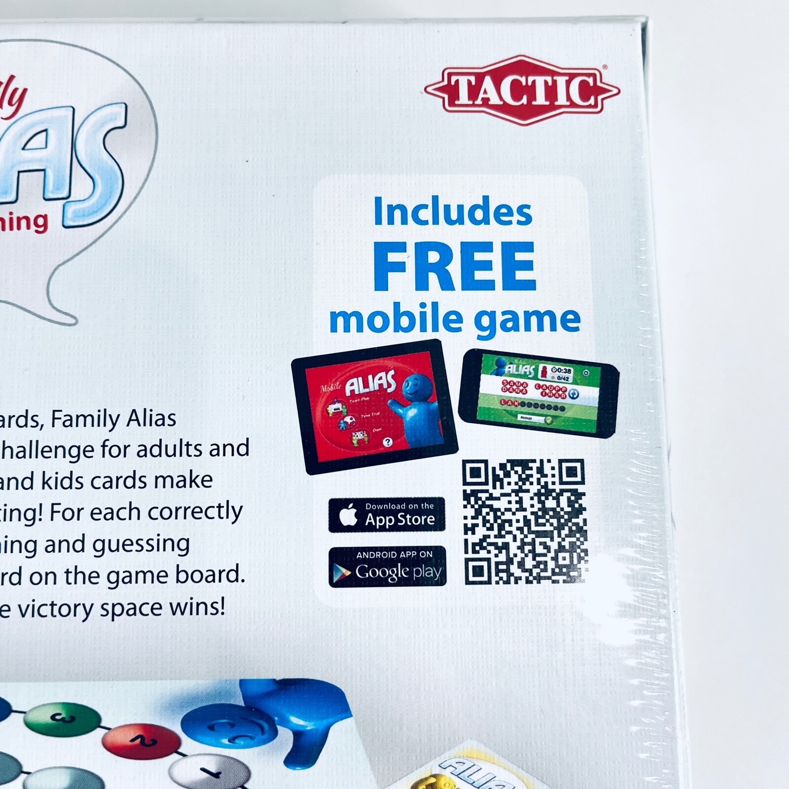 Word Explaining Game FAMILY ALIAS by TACTIC For 3-8 Players Ages 7 and up NIB