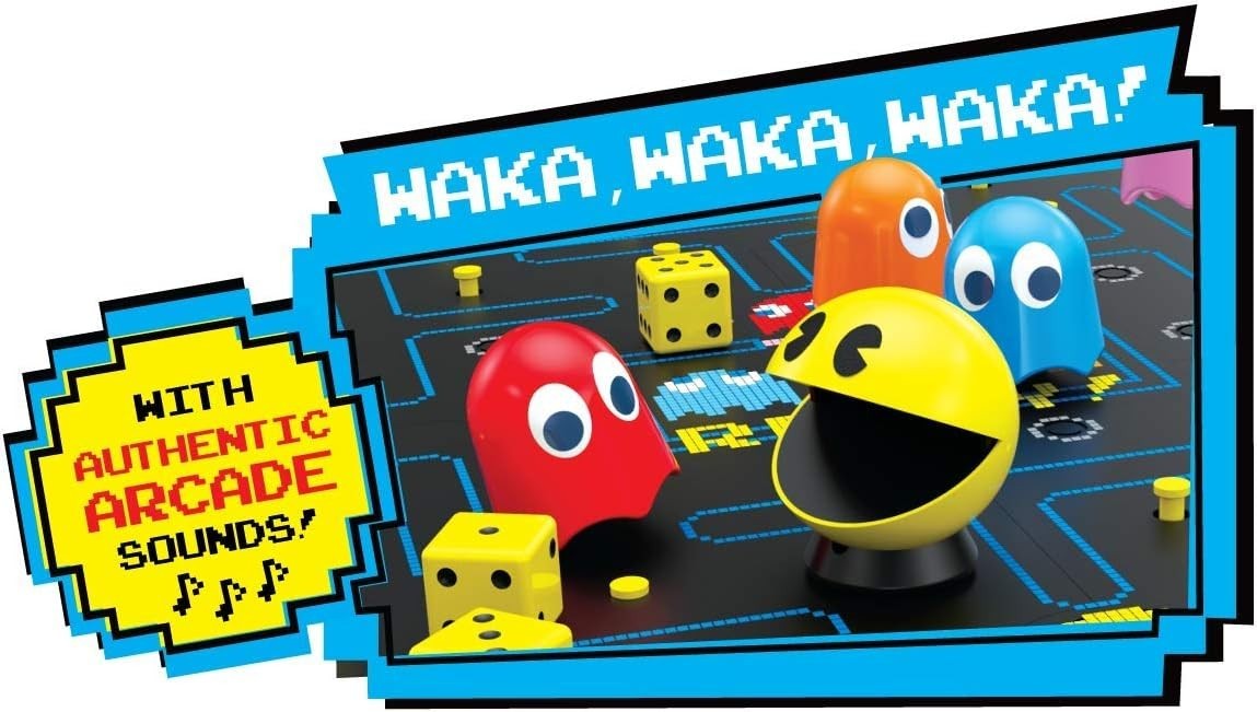 Collaborative Pac-Man Board Game: Electronic Pawn, Classic Waka Sounds, Ages 10+
