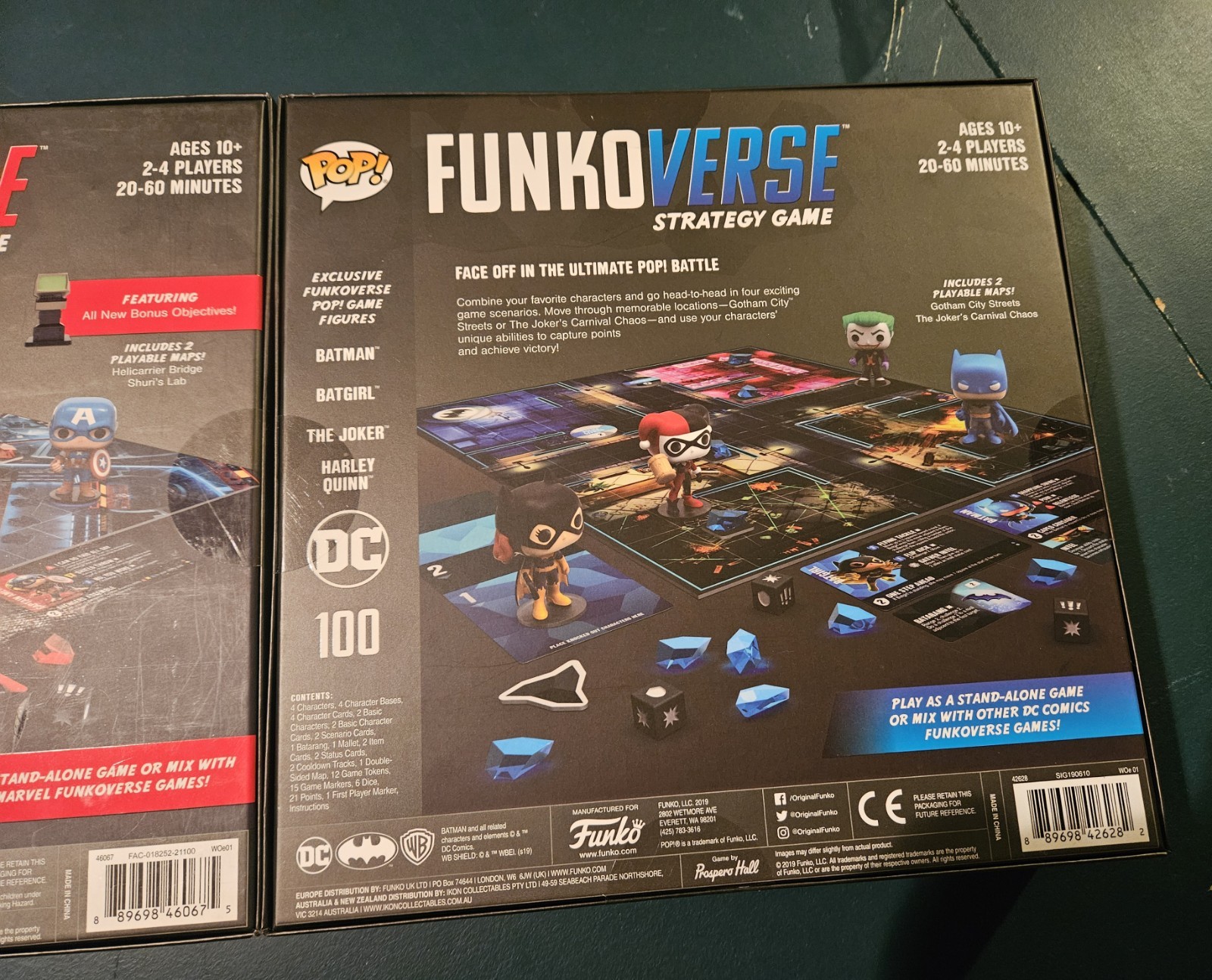 Funko Pop! Funkoverse DC and Marvel Strategy Game Base Sets 100 Bundle Lot NEW!!