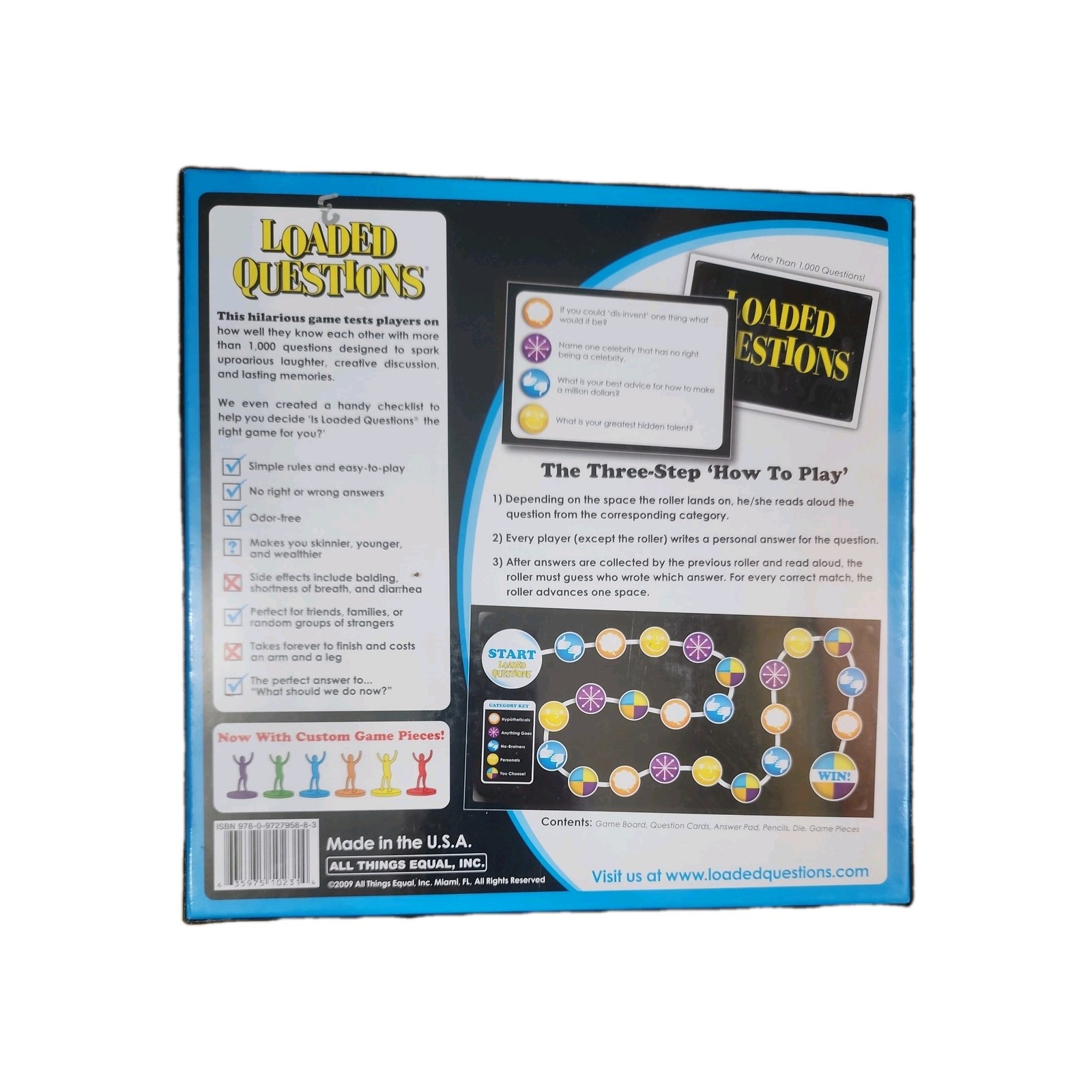 Loaded Questions Board Game Family and Party, 4-6 Players (Brand New Sealed)