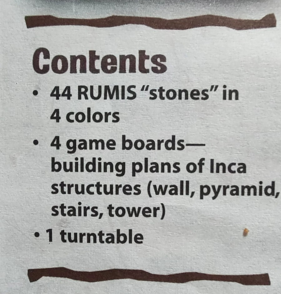 2004 RUMIS PUZZLE GAME, EDUCATIONAL INSIGHTS, COMPLETE