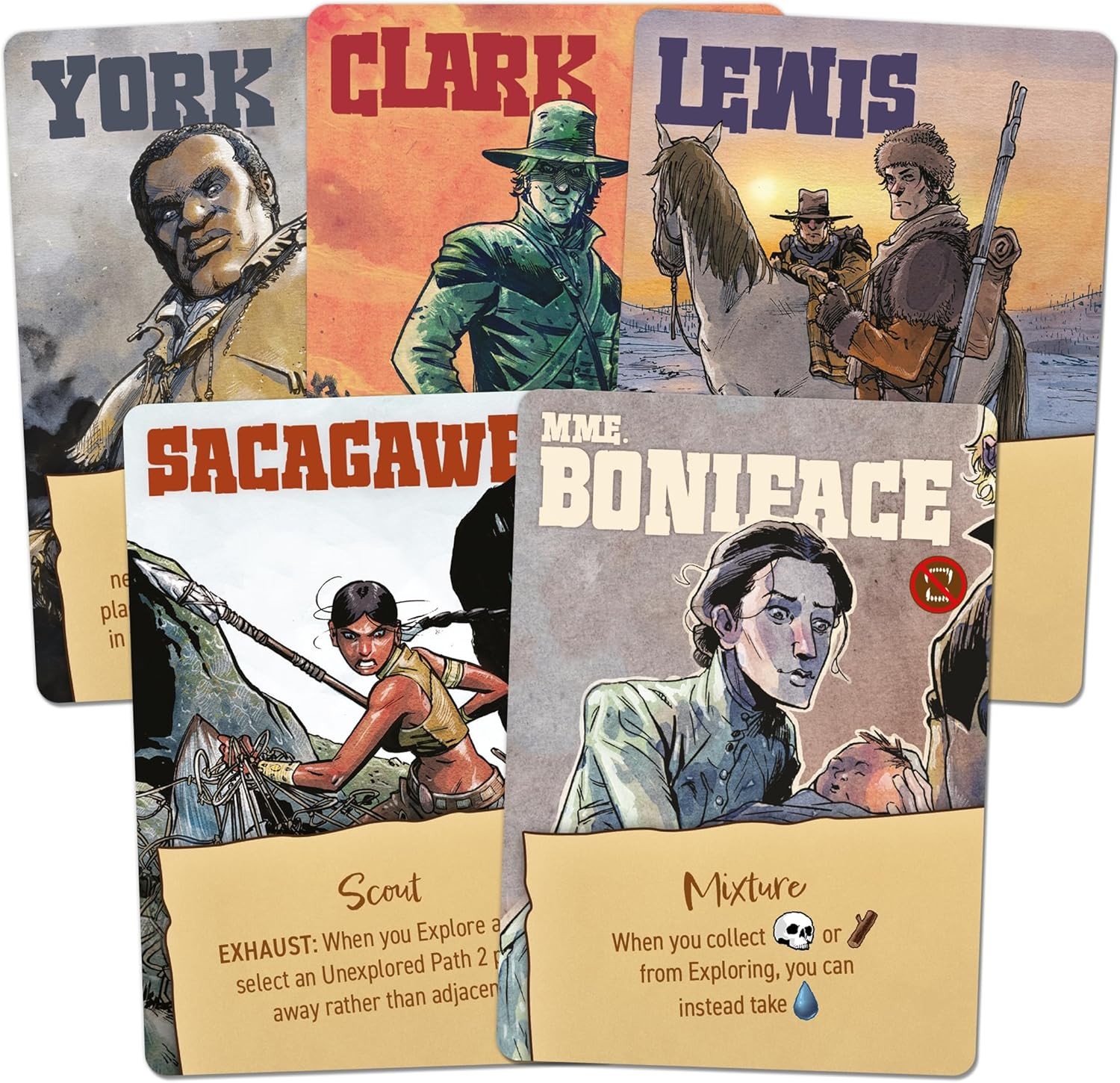 Corps of Discovery Retail Ed. + 4 Expansions by Off the Page Games – SEALED