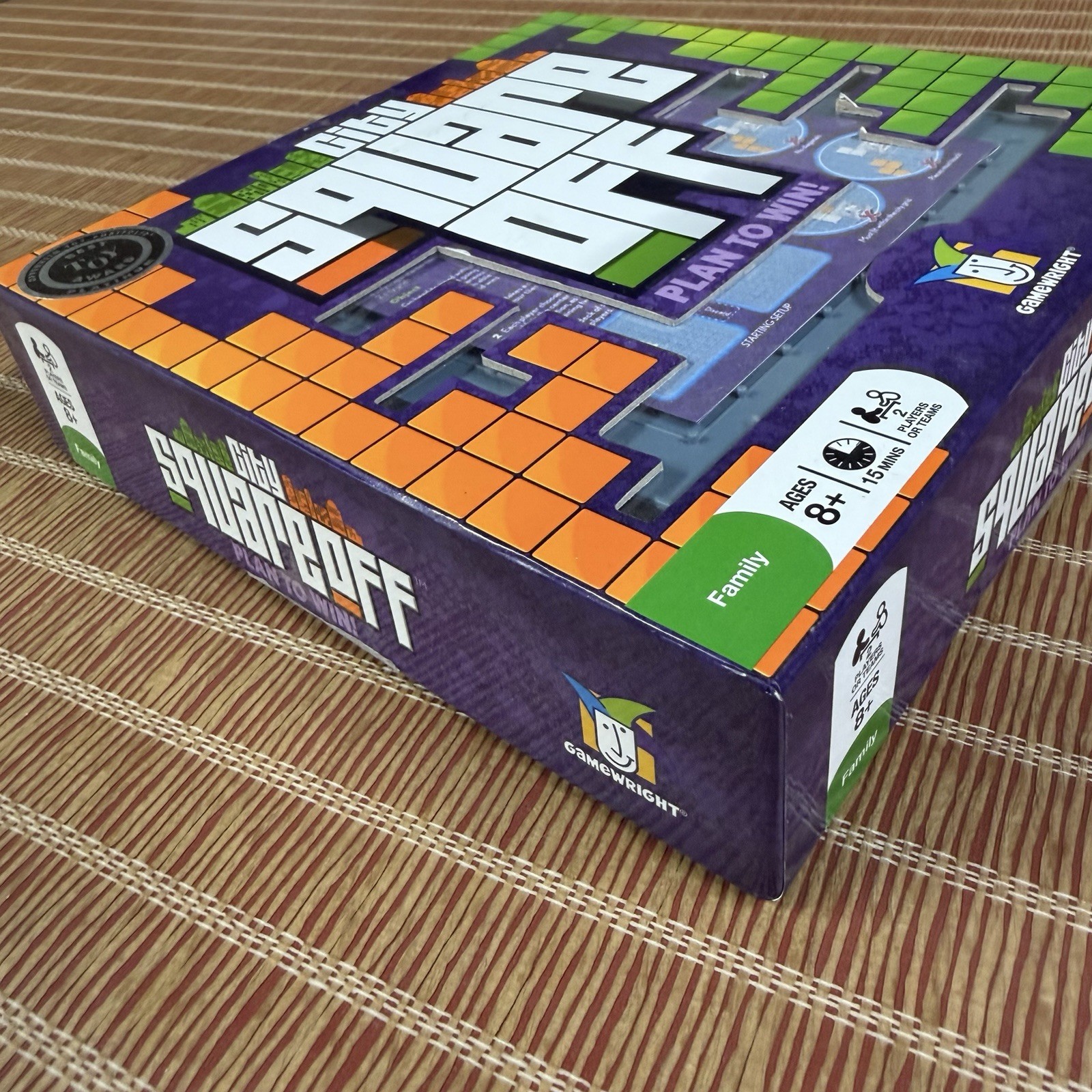 City Square Off COMPLETE Gamewright 2011 Strategy Planning Head to Head