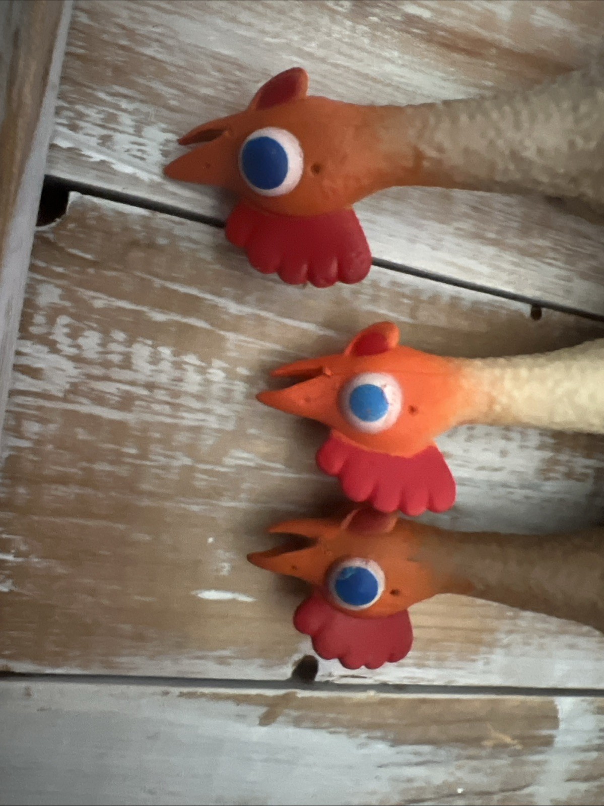 University Games Corporation Rubber Chicken Replacement Game 8 Inches Lot Of 3