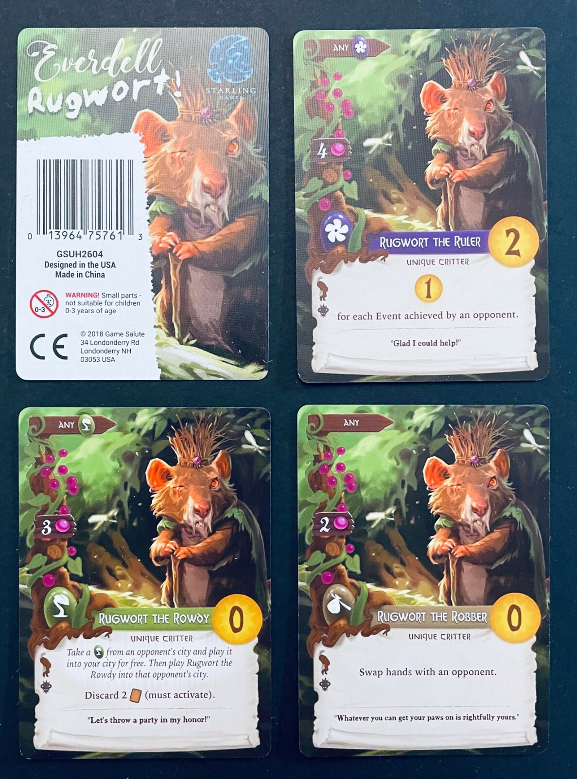 Rugwort Promo Card Pack for Everdell Board Game from Starling Games NEW