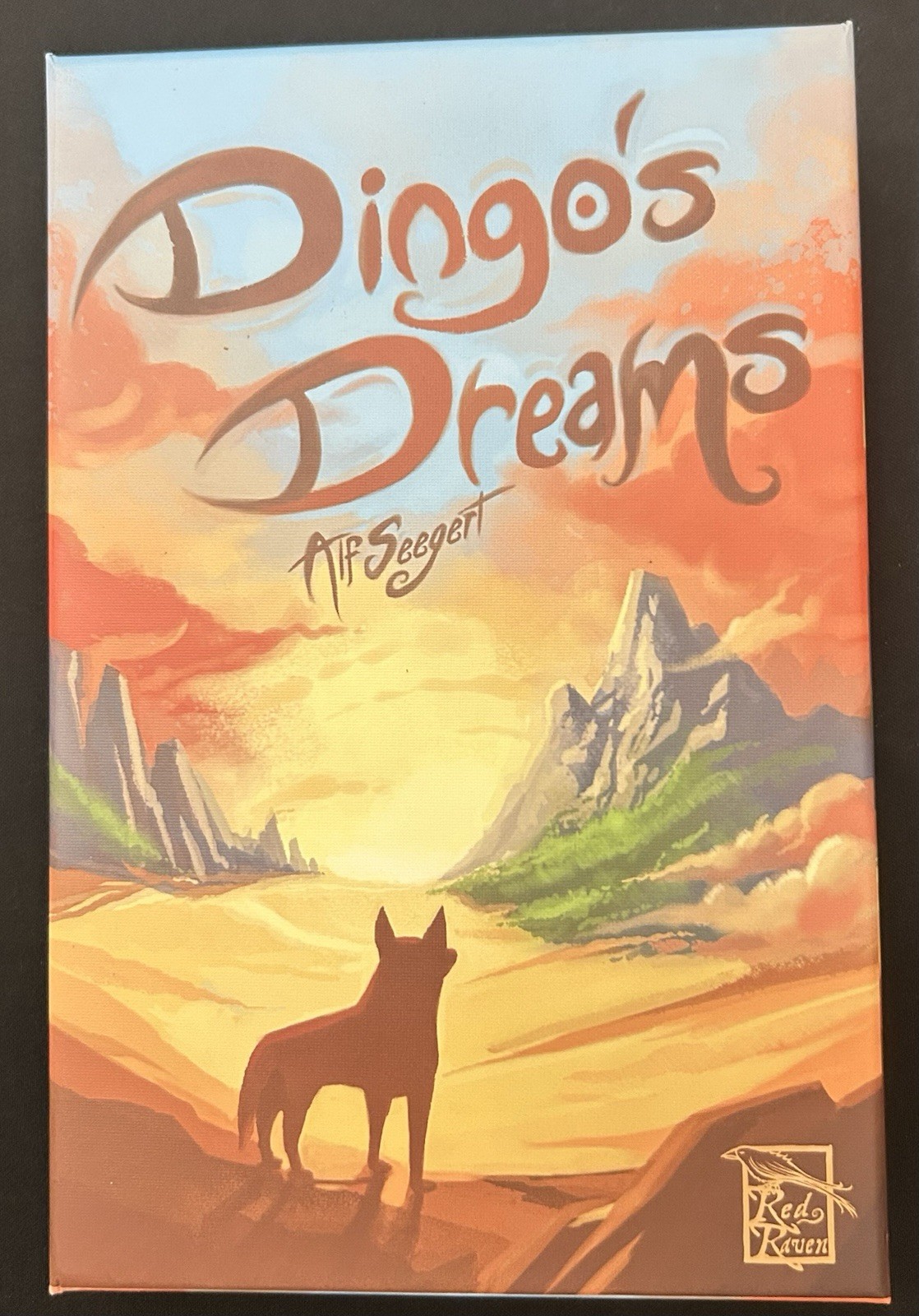 Dingo’s Dreams 2015 Seegert Board Game Red Raven Games Complete NM