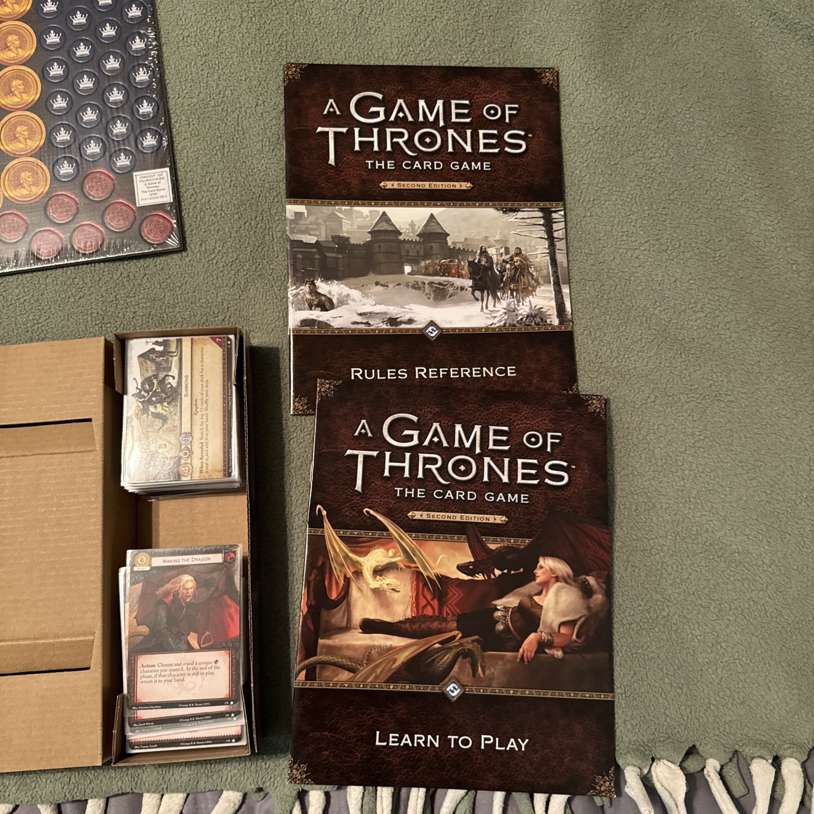 A Game of Thrones Card Game 2nd Edition – 2015 – Living Card Game – with Box