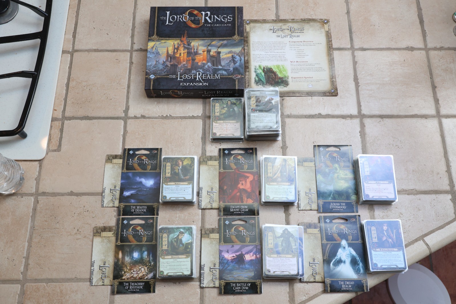 Lord of the Rings LCG – Complete Angmar Awakened Cycle, Deluxe + 6 APs