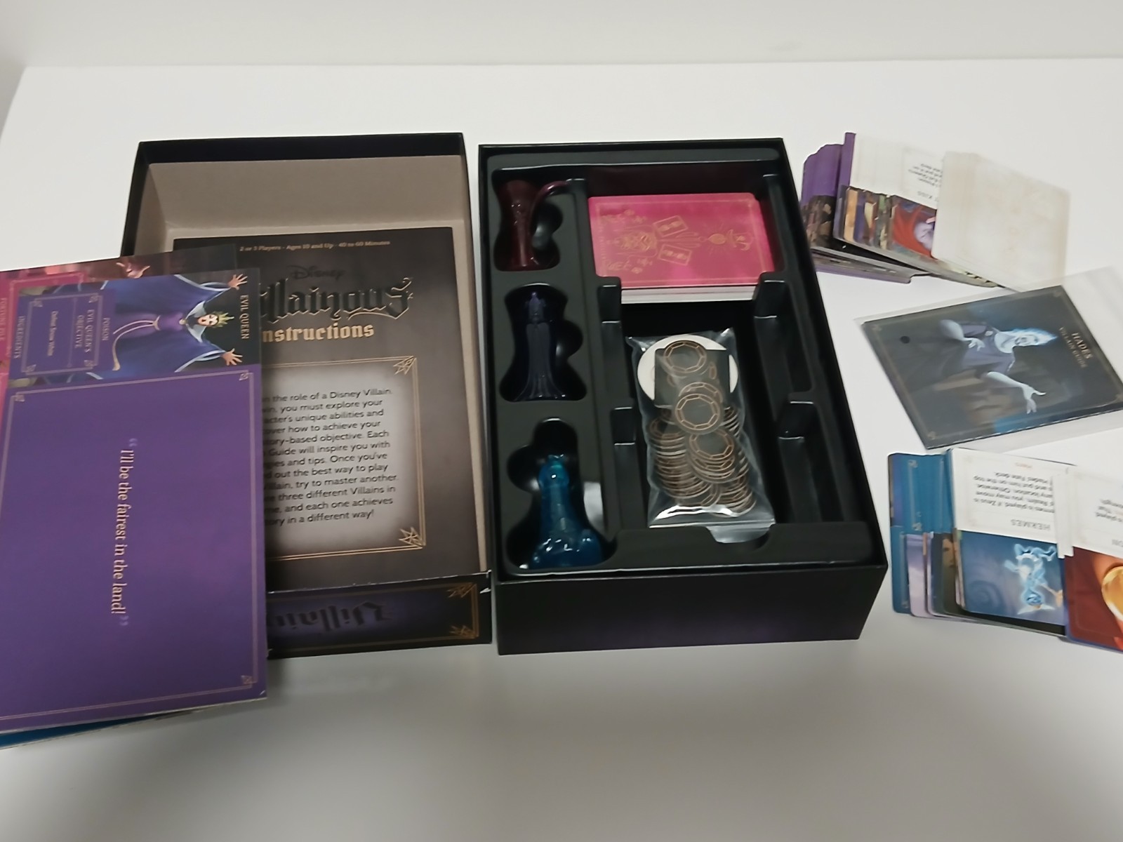 Ravensburger Disney Villainous: Wicked to The Core Board Game Complete Pre-owned