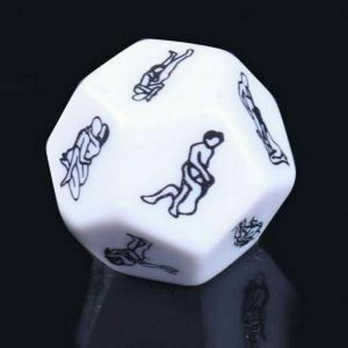 12 Side Sexy Position Dice Bachelor Party Adult Couple Secret Funny Games Tools