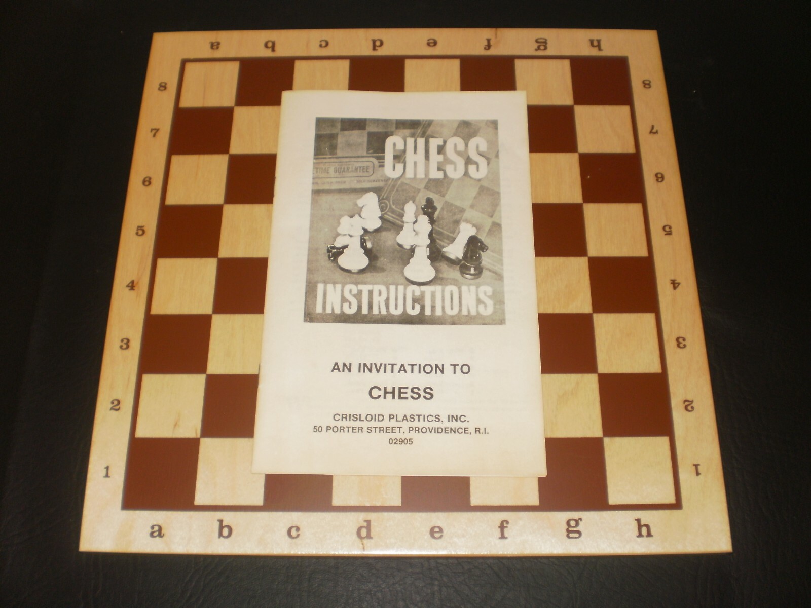 CHESS SET CRISLOID PLASTIC 1950’S-60’S NICE CHESS SET
