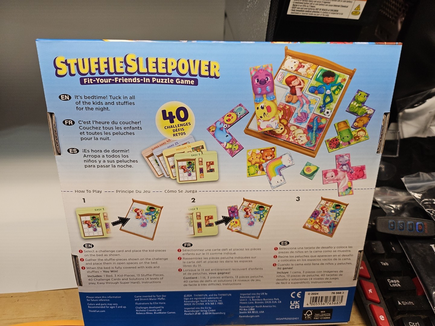 Stuffie Sleepover Logic Game: 40 Challenges for Kids 5+