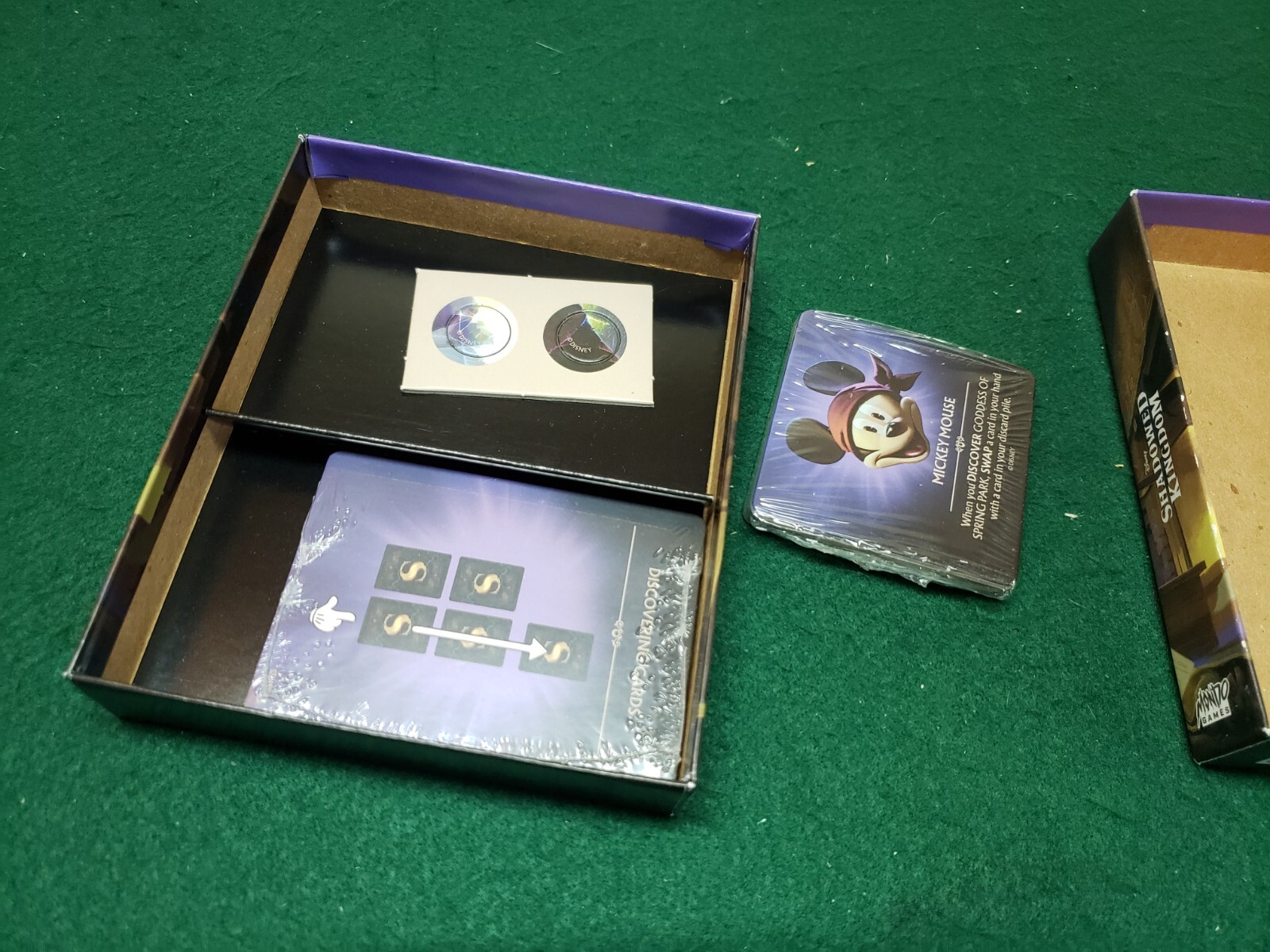 Disney Shadowed Kingdom Card Game Mondo Games Complete, Pre-owned