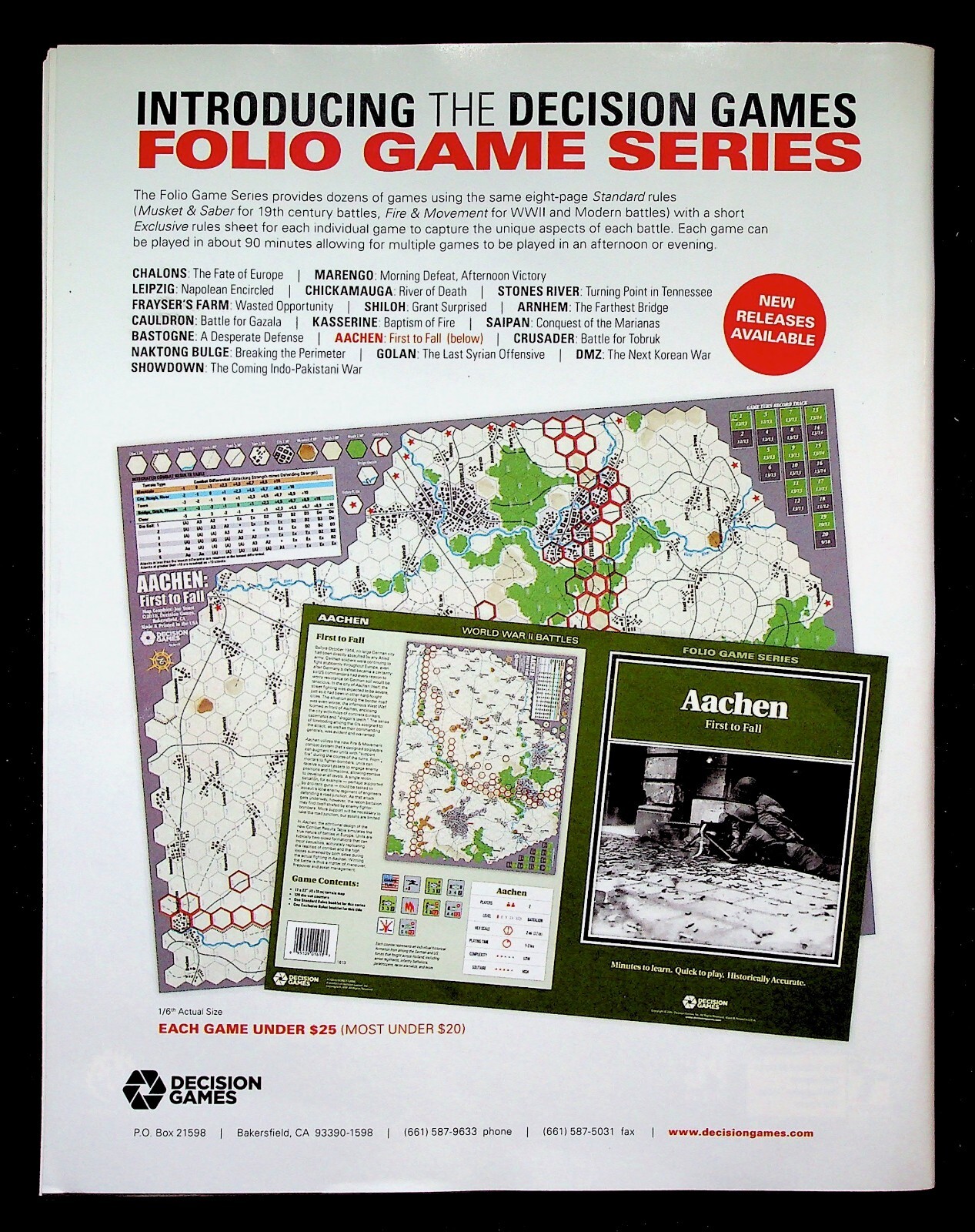 PEARL HARBOR 1941 Bagged Game : ©2010 World at War Magazine : UNPUNCHED