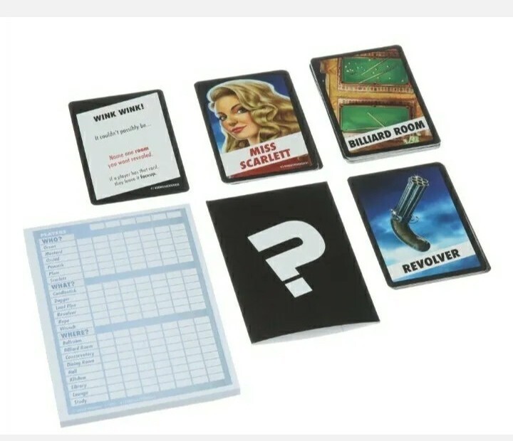 Clue Mystery Board Game Fun Family Time 2 to 6 Players 8 Years Old and Up Unisex
