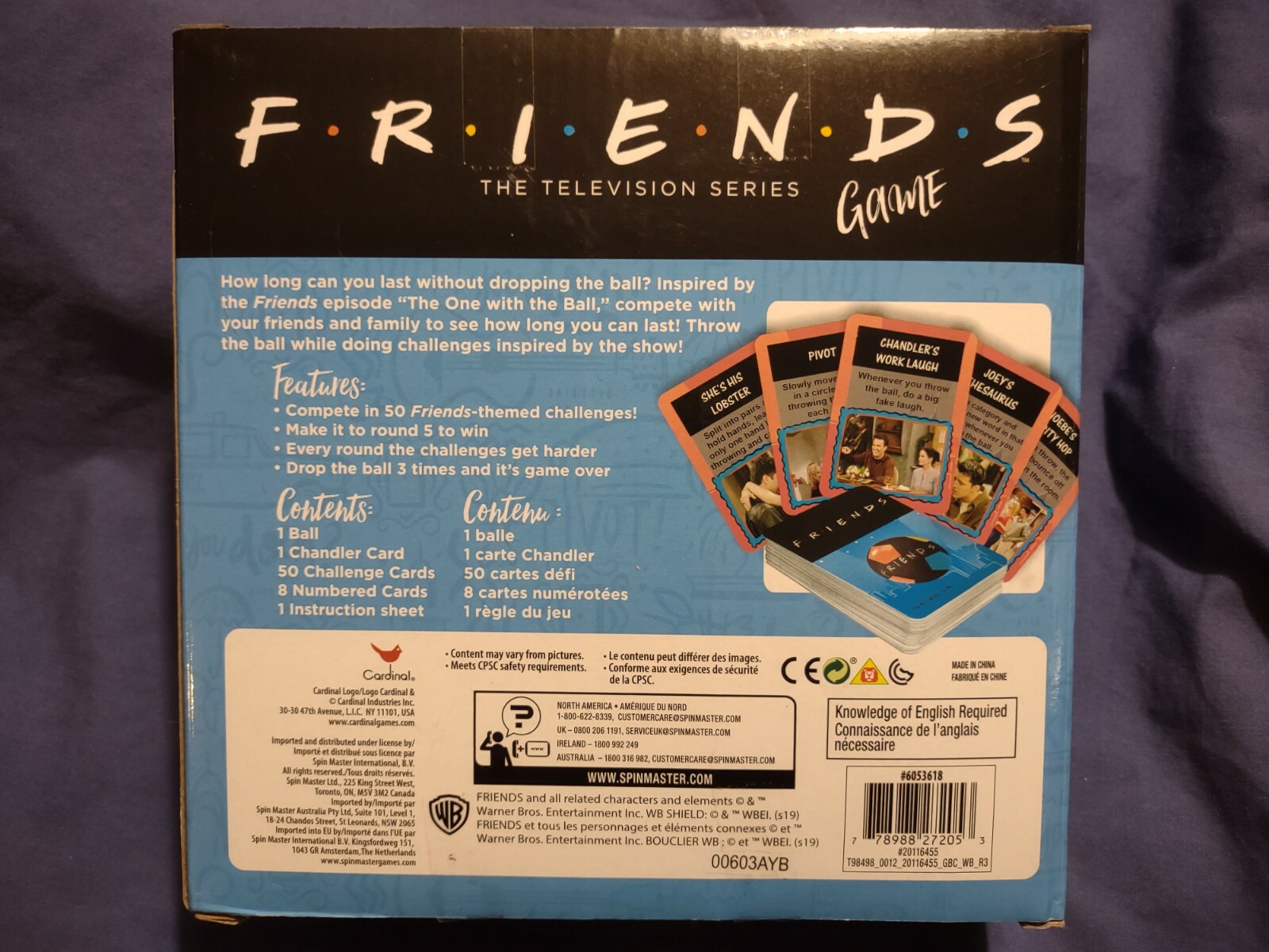 New FRIENDS THE TV SERIES GAME The One with the Ball for 2-8 Players Ages 12+