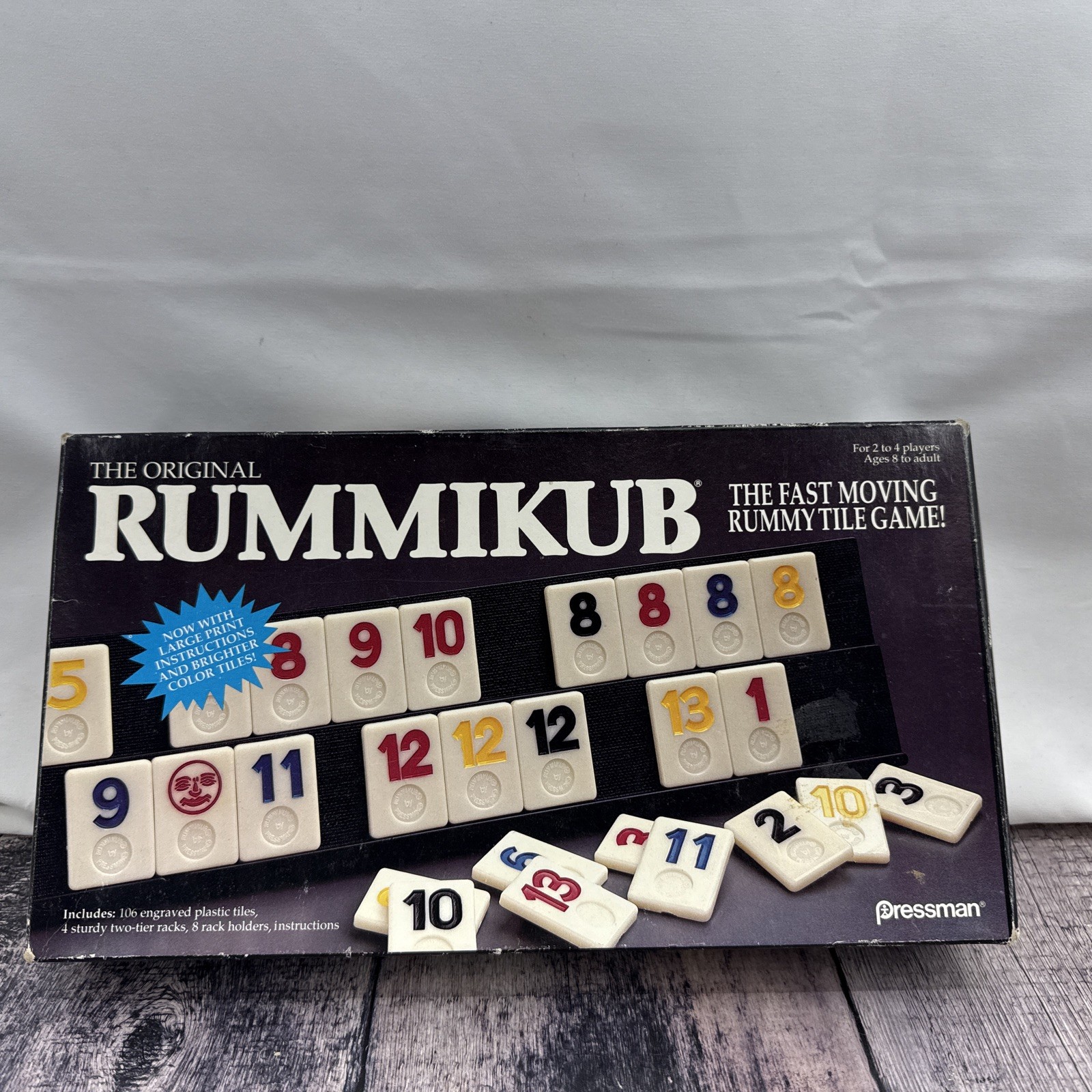 1990 Rummikub Classic Edition – The Original Rummy Tile Game for Ages 8 & Up
