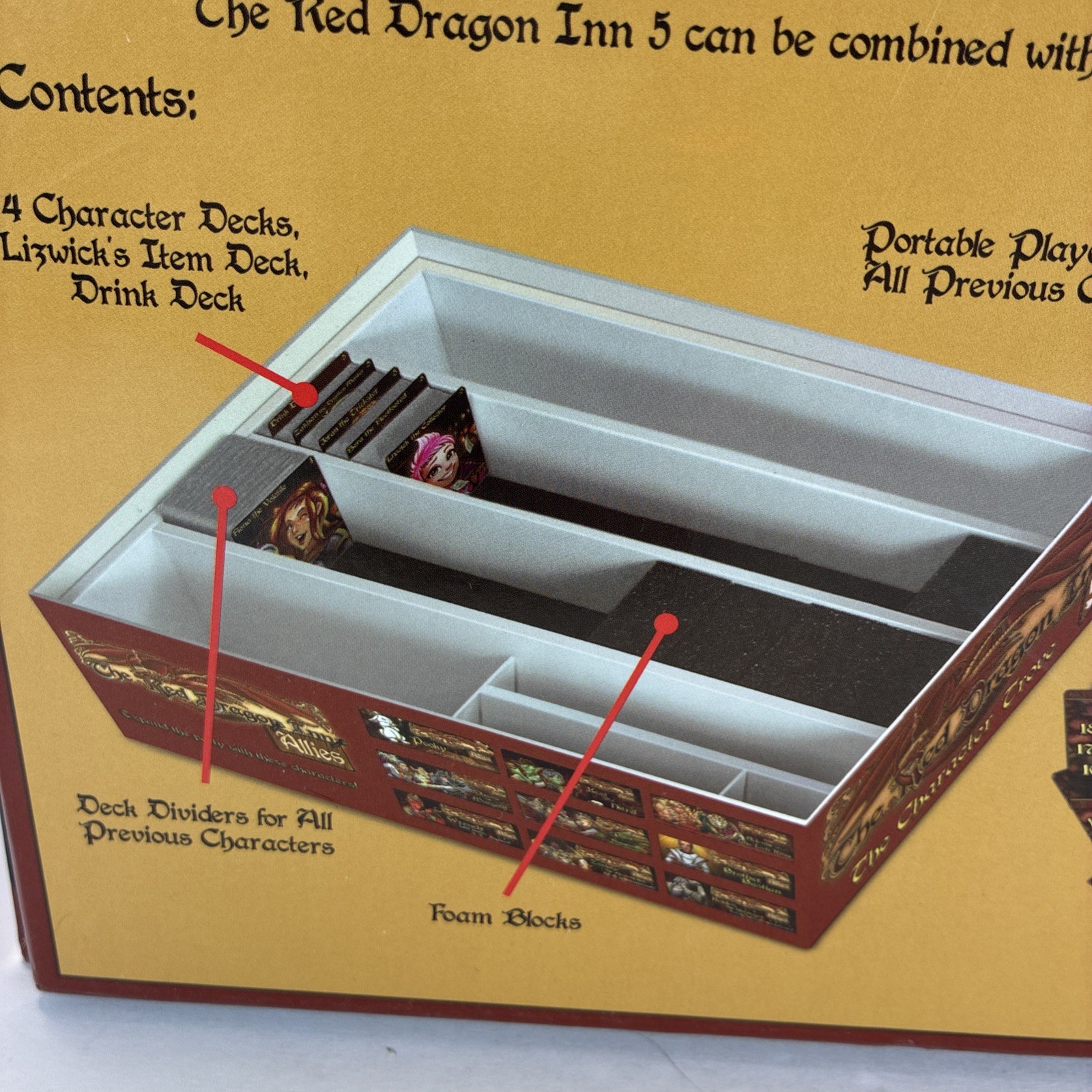 Red Dragon Inn 5 The Character Trove Sealed Decks and Pieces Complete