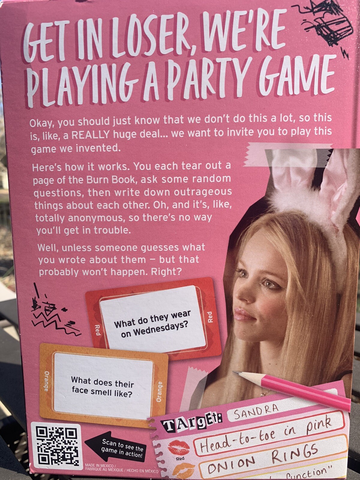 MEAN GIRLS – Burn Book A Party Game BRAND NEW Board Game TIKTOK