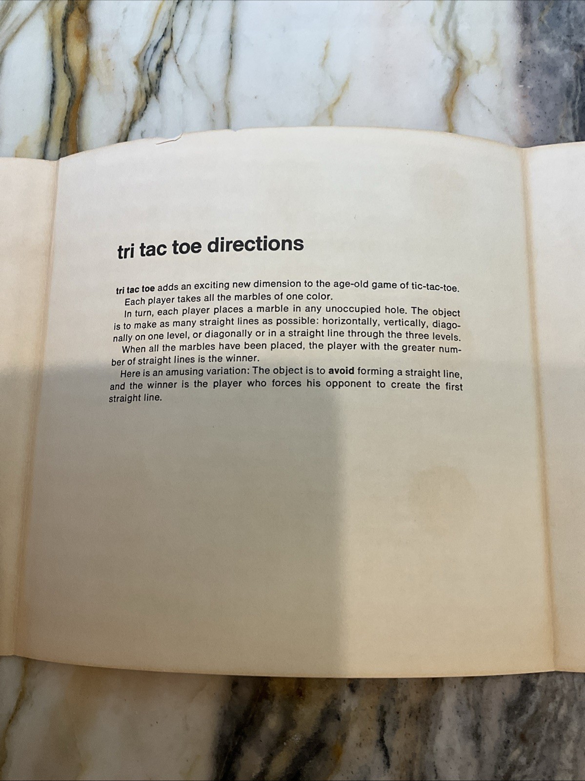 Tri Tac Toe Game 1971 Complete ThreeDimensions ie Levels & Instructions VerYRare