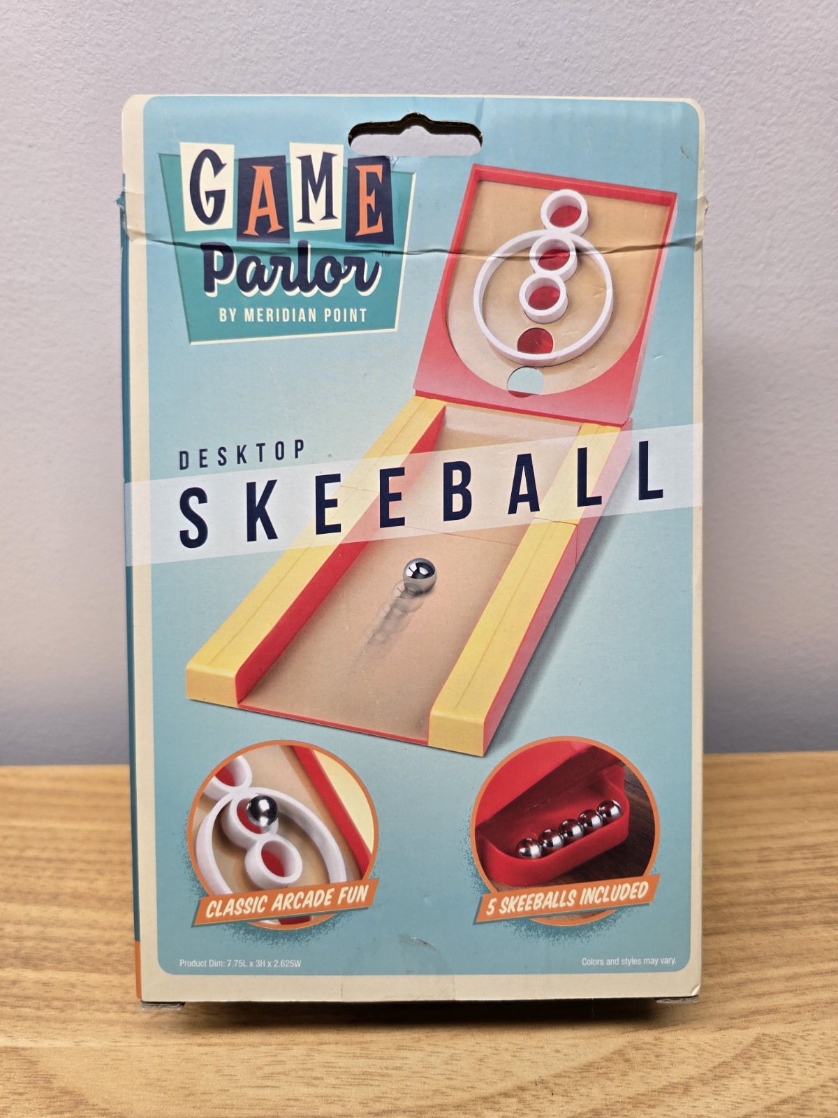 Desktop Skeeball Game Parlor By Meridian Point Classic Arcade Action