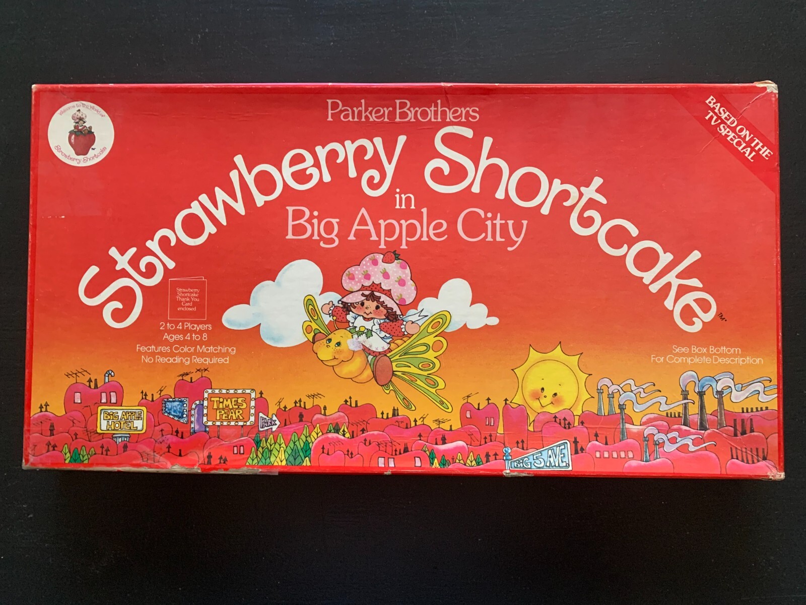1981 Strawberry Shortcake In Big Apple City Game COMPLETE+Match Game+Meet SS DVD
