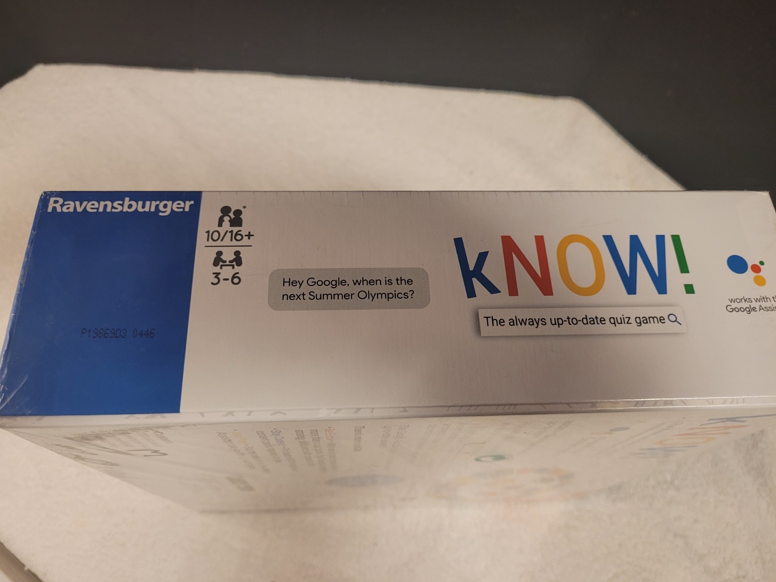 Ravensburger “Know” Game, Sealed New In Box, Ages 10-16+, 3-6 Players.