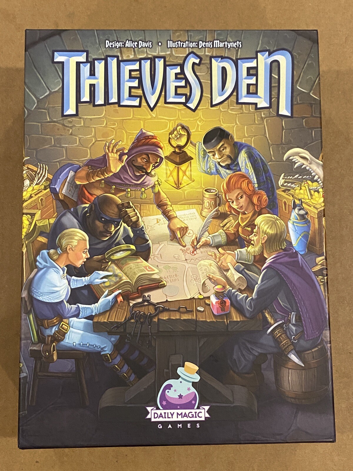 Thieves Den Board Game 2-5 Players Ages 10+ Daily Magic Games Complete