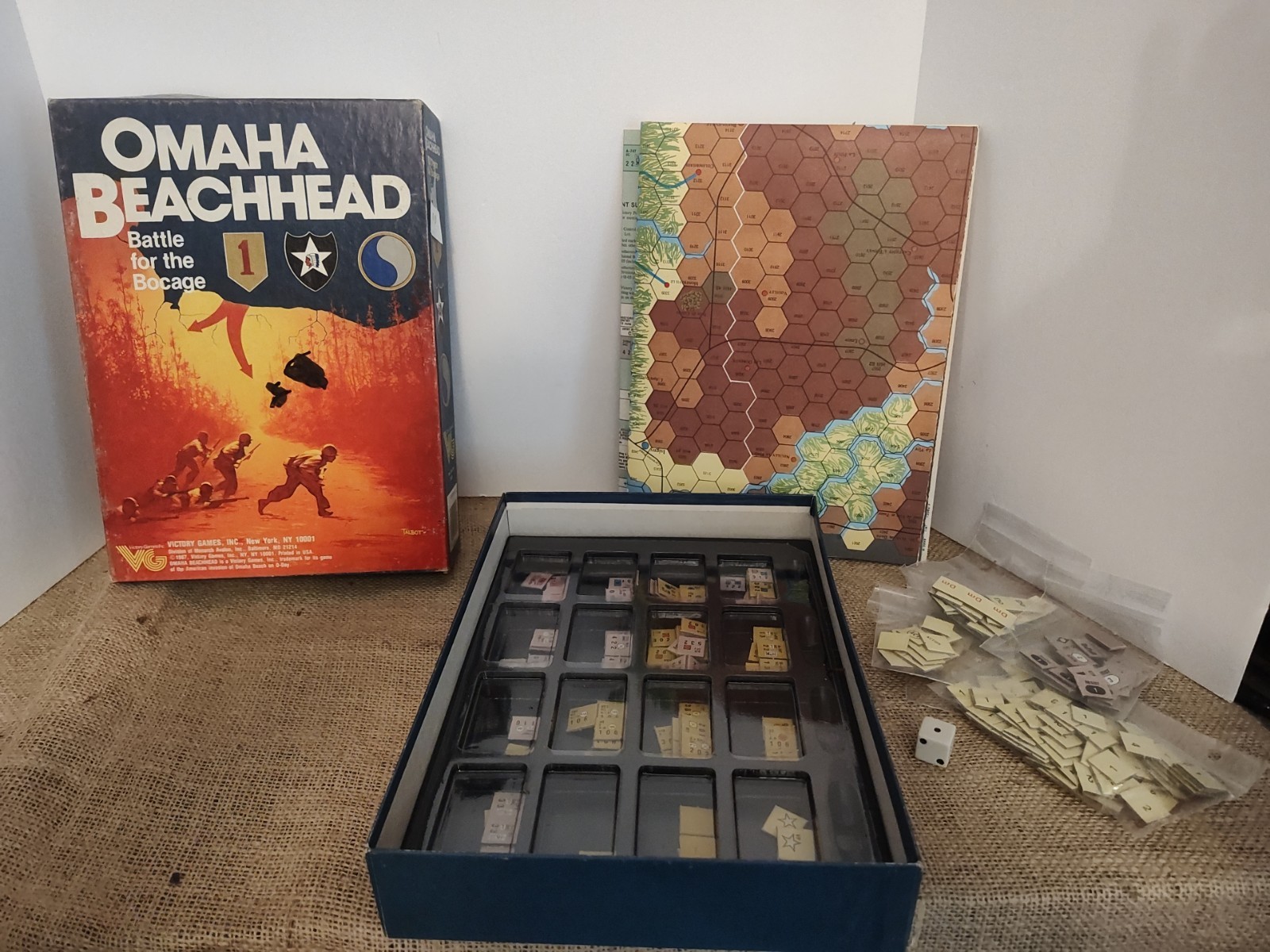 Omaha Beach Battle for the Bocage 1987 Victory Games