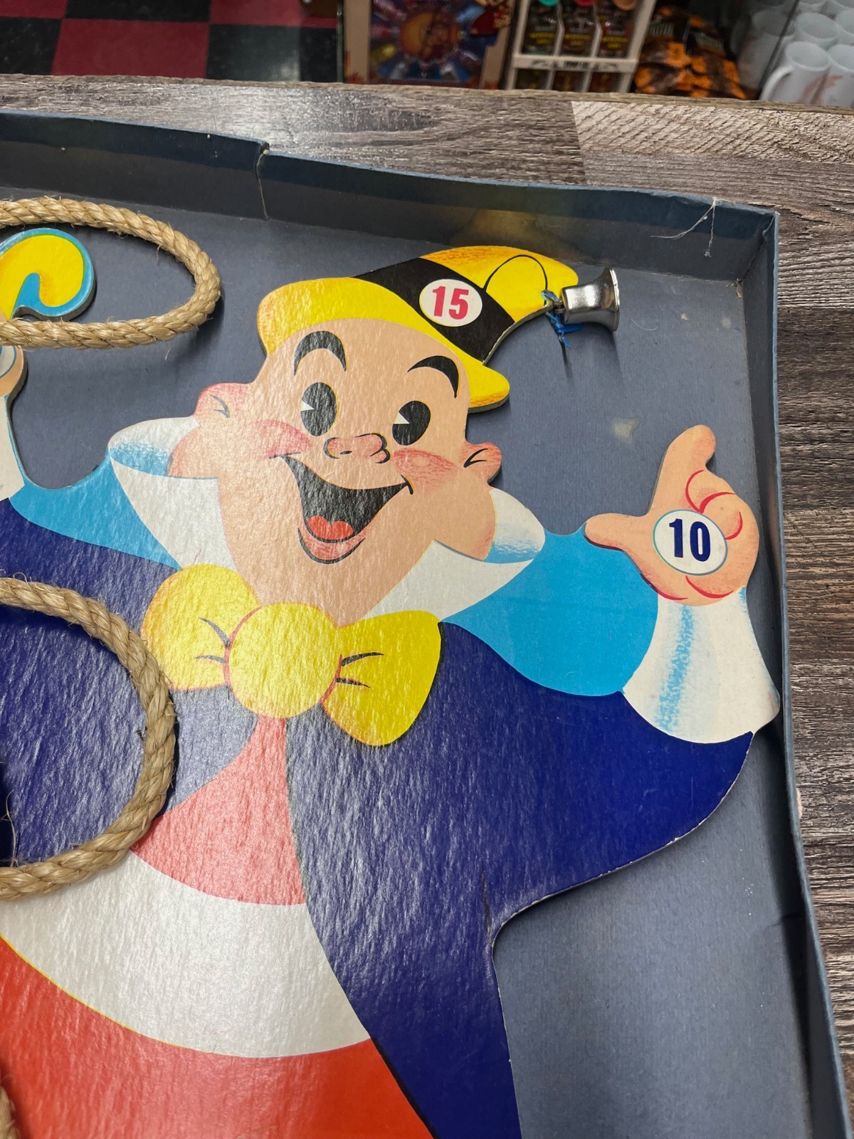 Vintage 1955 Jingle Dingle Ring O Bell Ring Toss Harett-GILMAR Game Complete