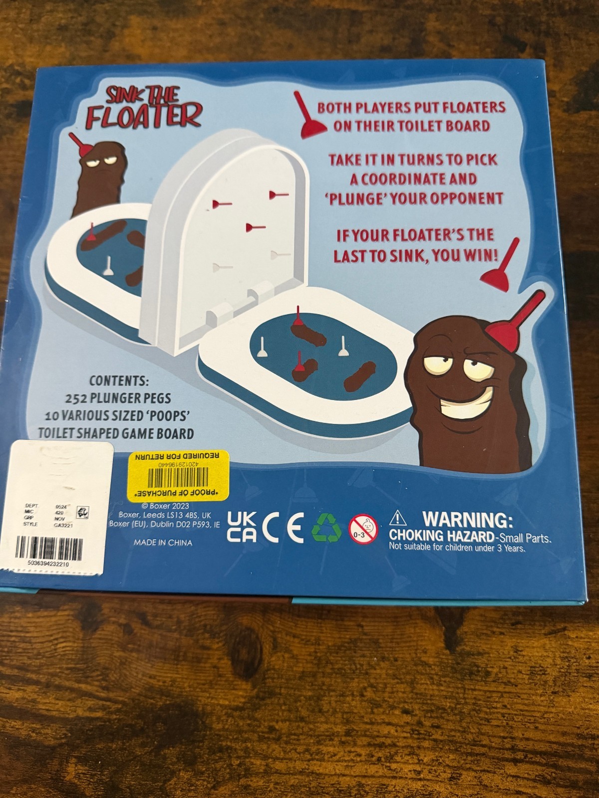 Sink the Floater Game Fast-Paced Poop-Themed Game Brand New Sealed