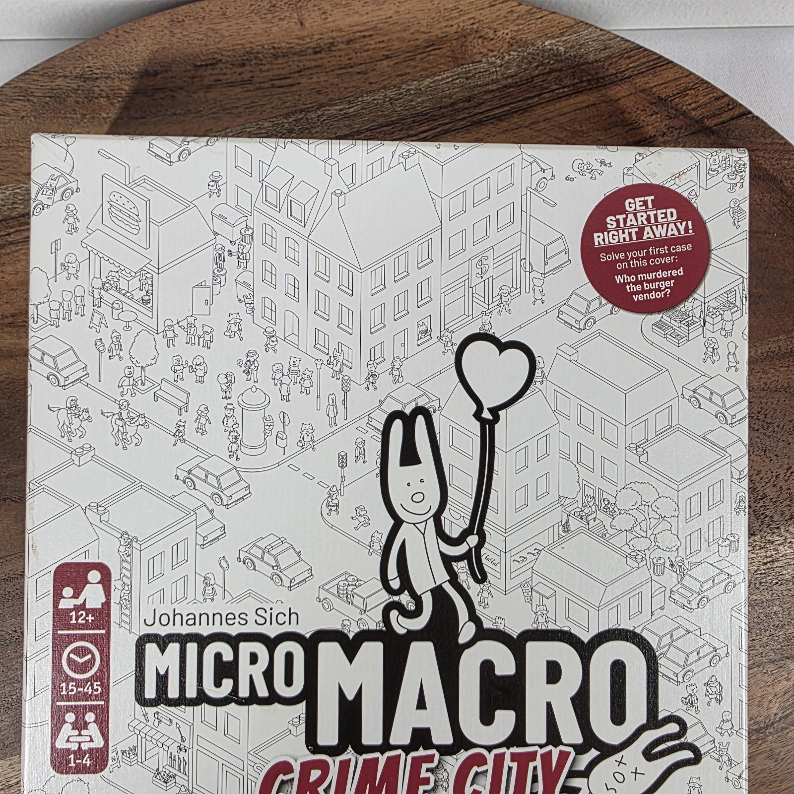 Pegasus Spiele Johannes Sich Micromacro Crime City Detective Board Game Complete