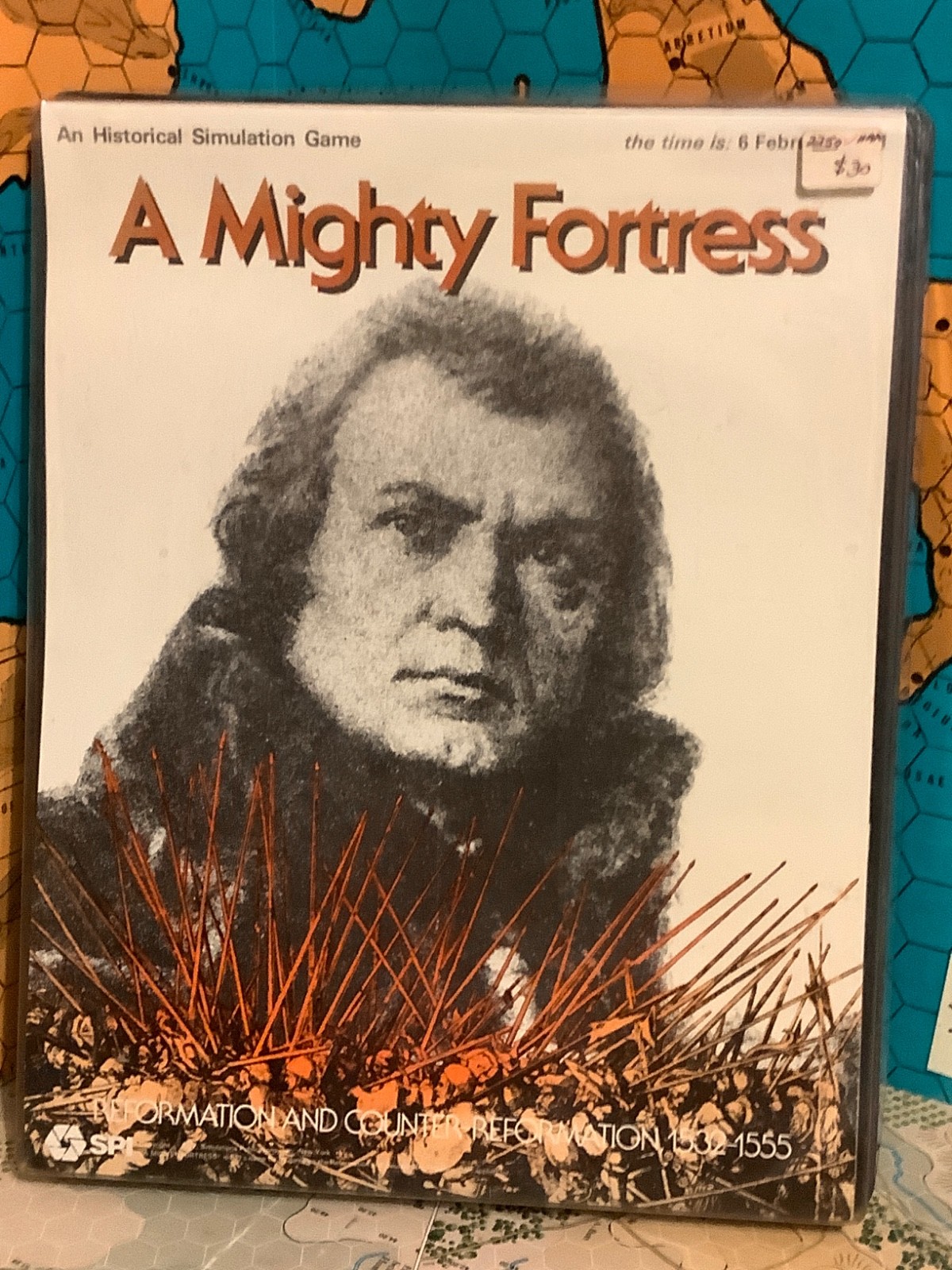 A MIGHTY Fortress 1532-1555 Unpunched SPI 1977 multi-player Protestant-Catholic