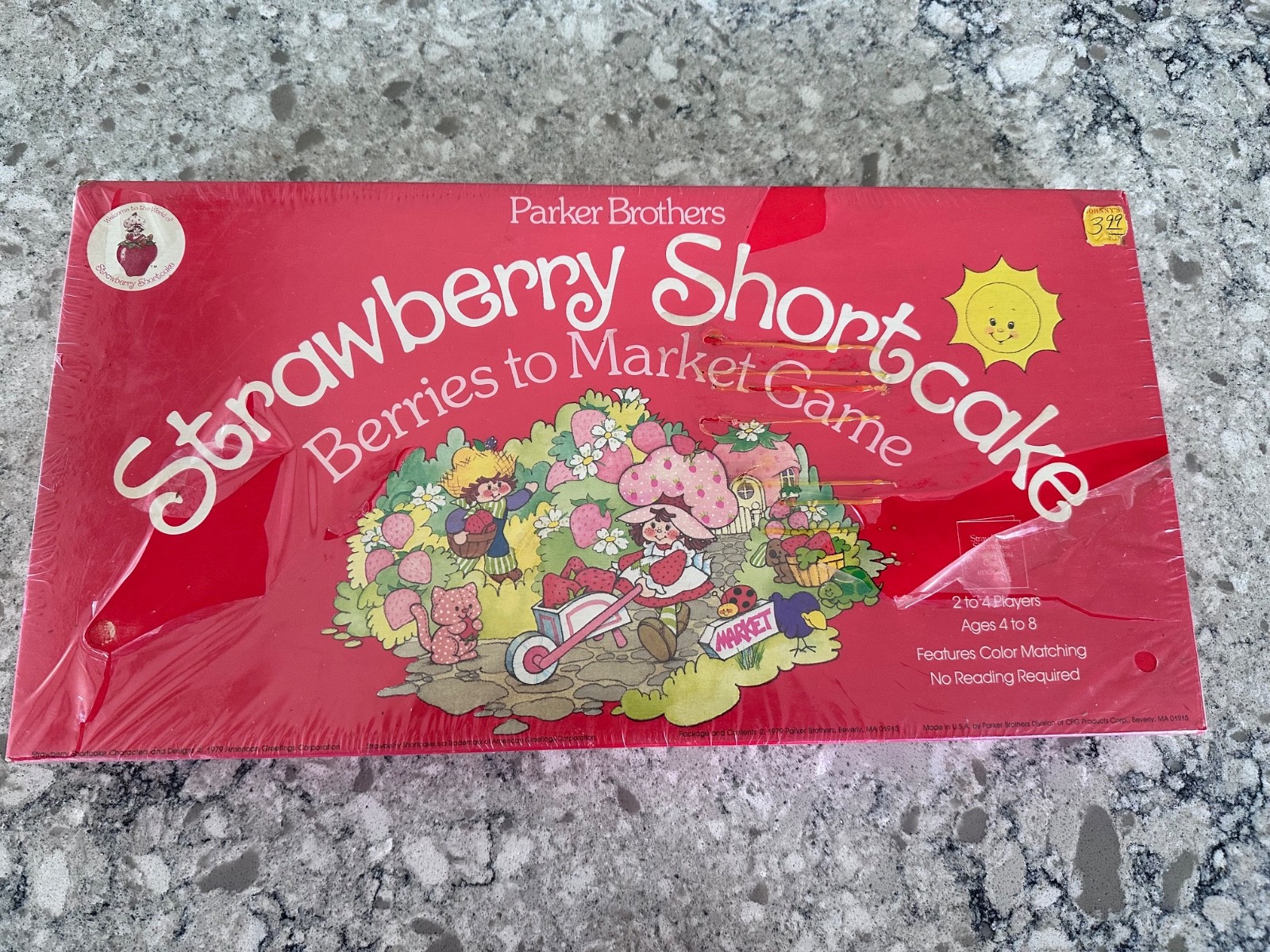 Vintage Strawberry Shortcake Berries To Market Board Game 1979