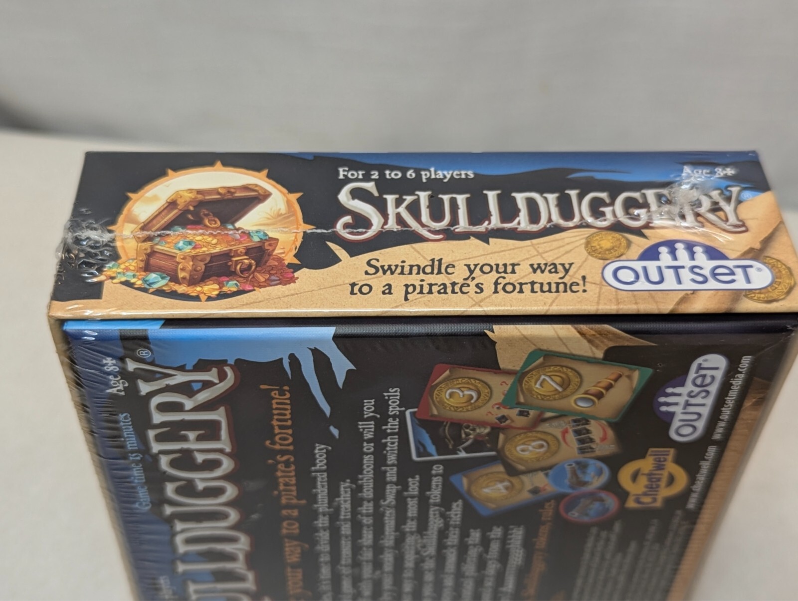 Skullduggery: A Game of Treasure & Treachery, Outset Games, 2023, 2-6 Players