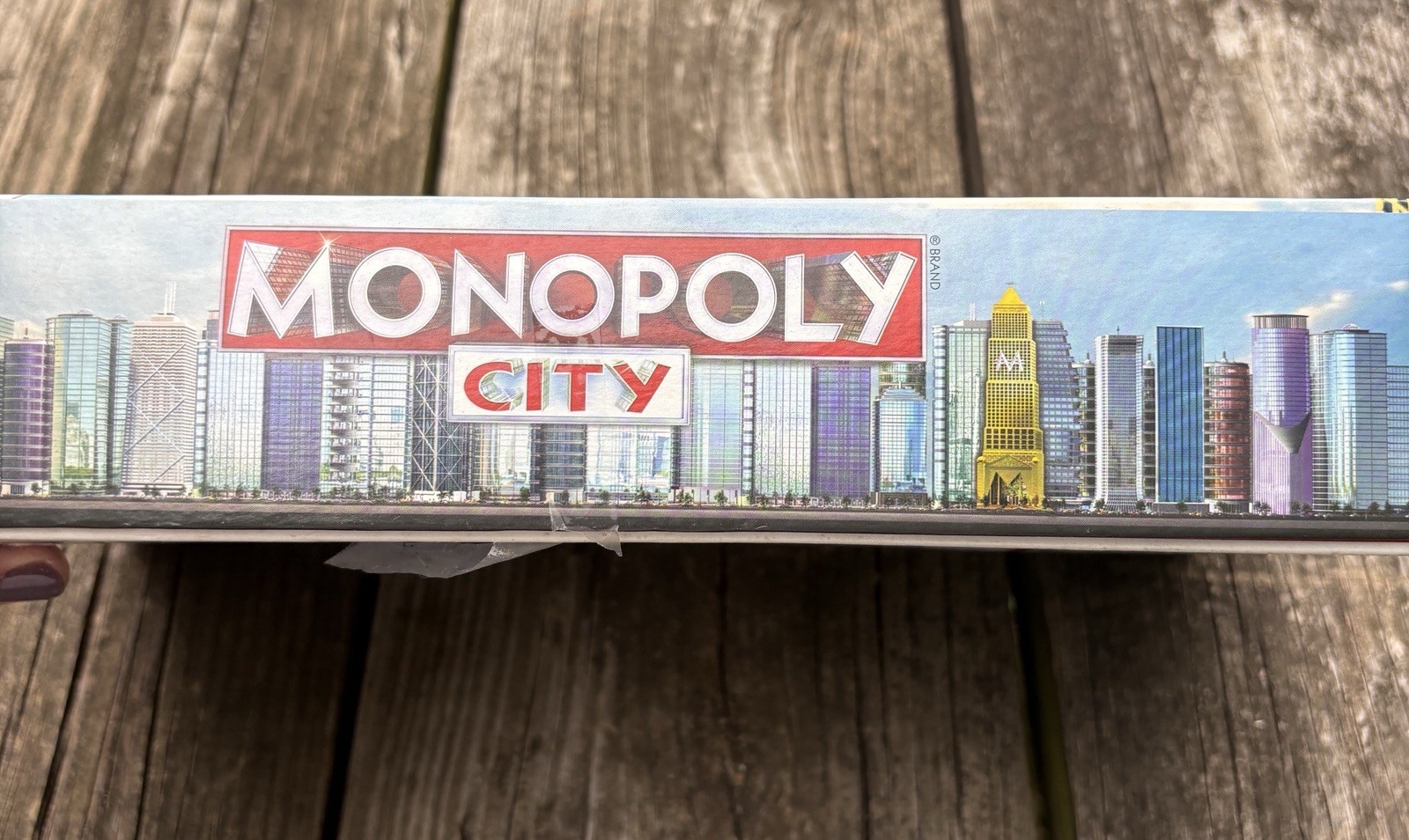 Hasbro Monopoly City Board Game 3D Buildings Electronic Banking Trading Unit
