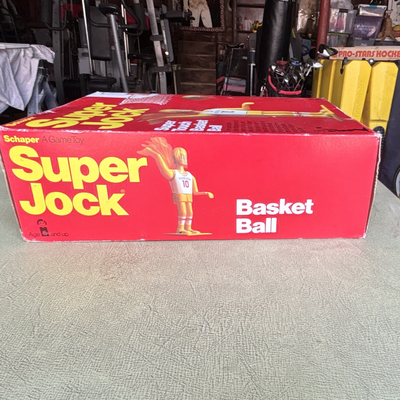Schaper Super Jock Basket Ball Game Vintage 1978 Basketball 2 Players Age 6+