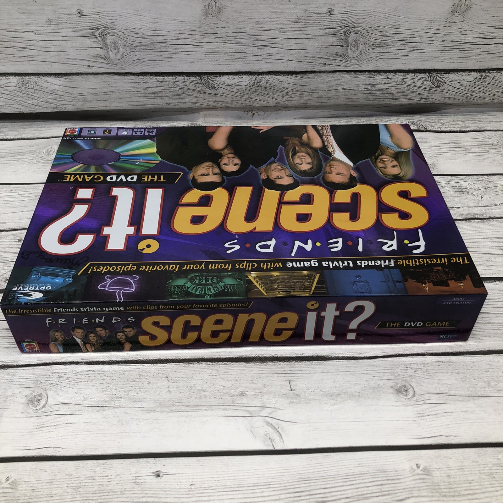 2005 Mattel FRIENDS Scene-It? DVD Trivia Board Game 100% COMPLETE / TESTED Fun!