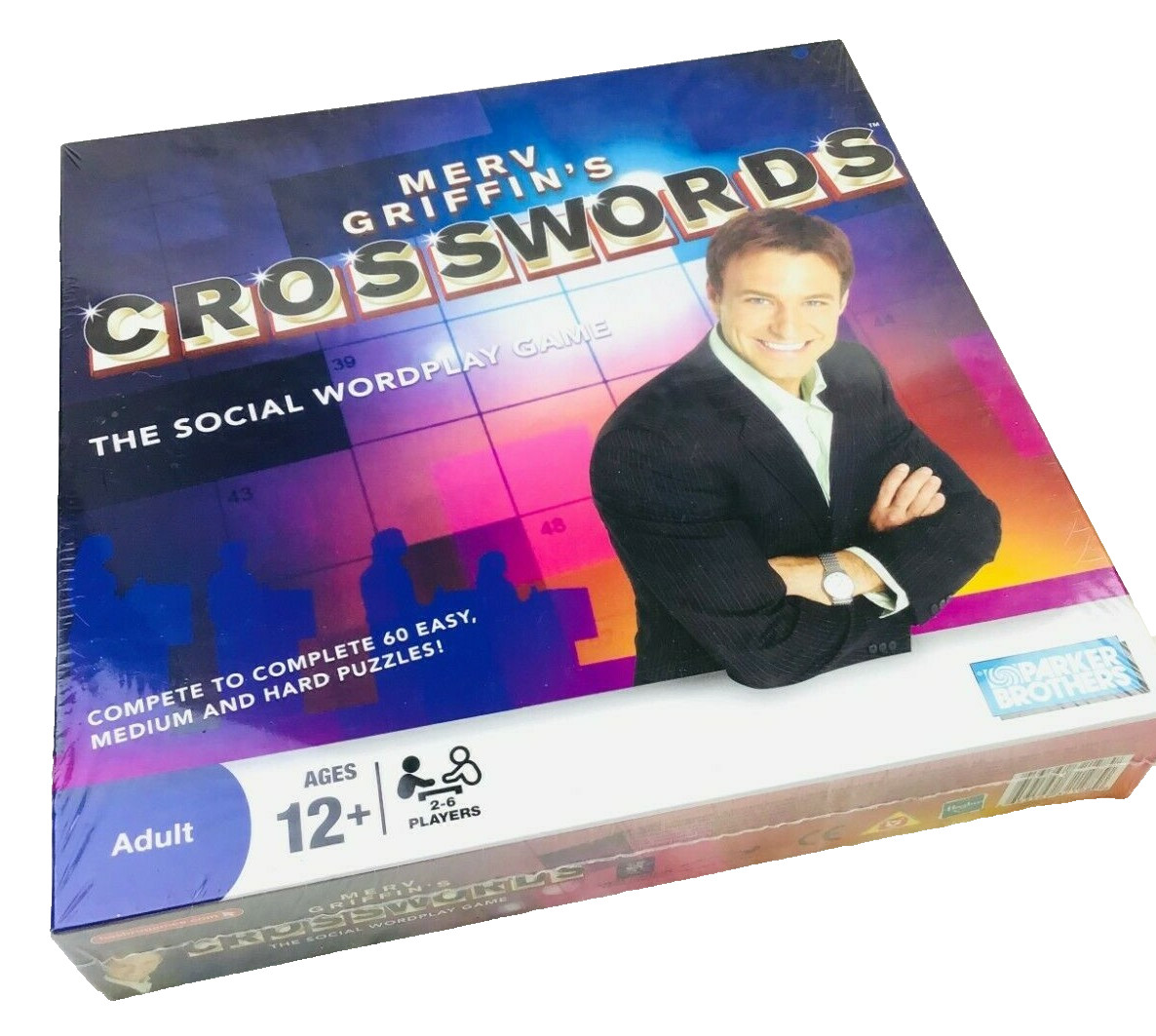 New Sealed Merv Griffin’s Crosswords Social Wordplay Parker Brothers Board Game