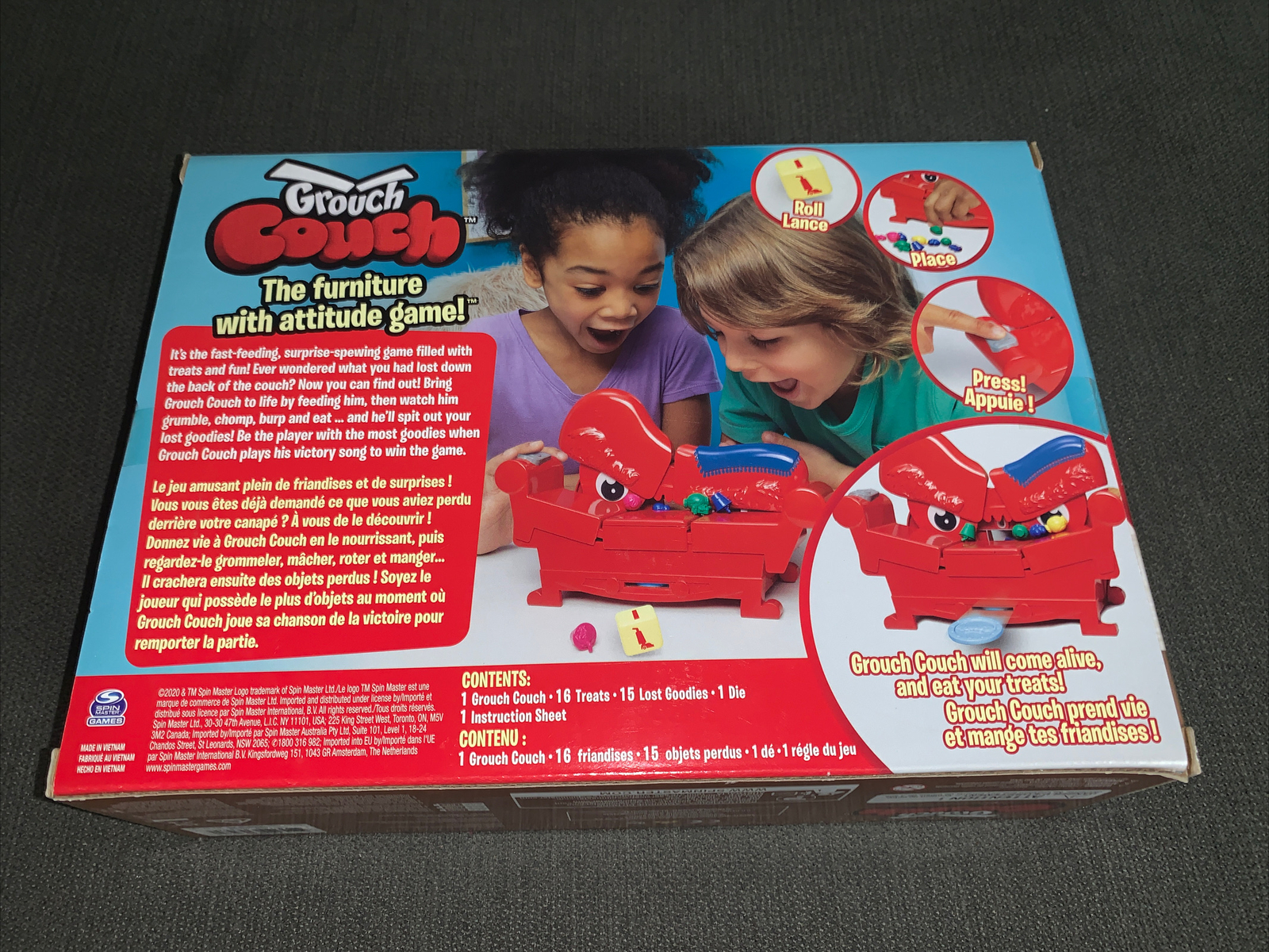 Grouch Couch Furniture with Attitude Game for Families and Kids Ages 5 and up