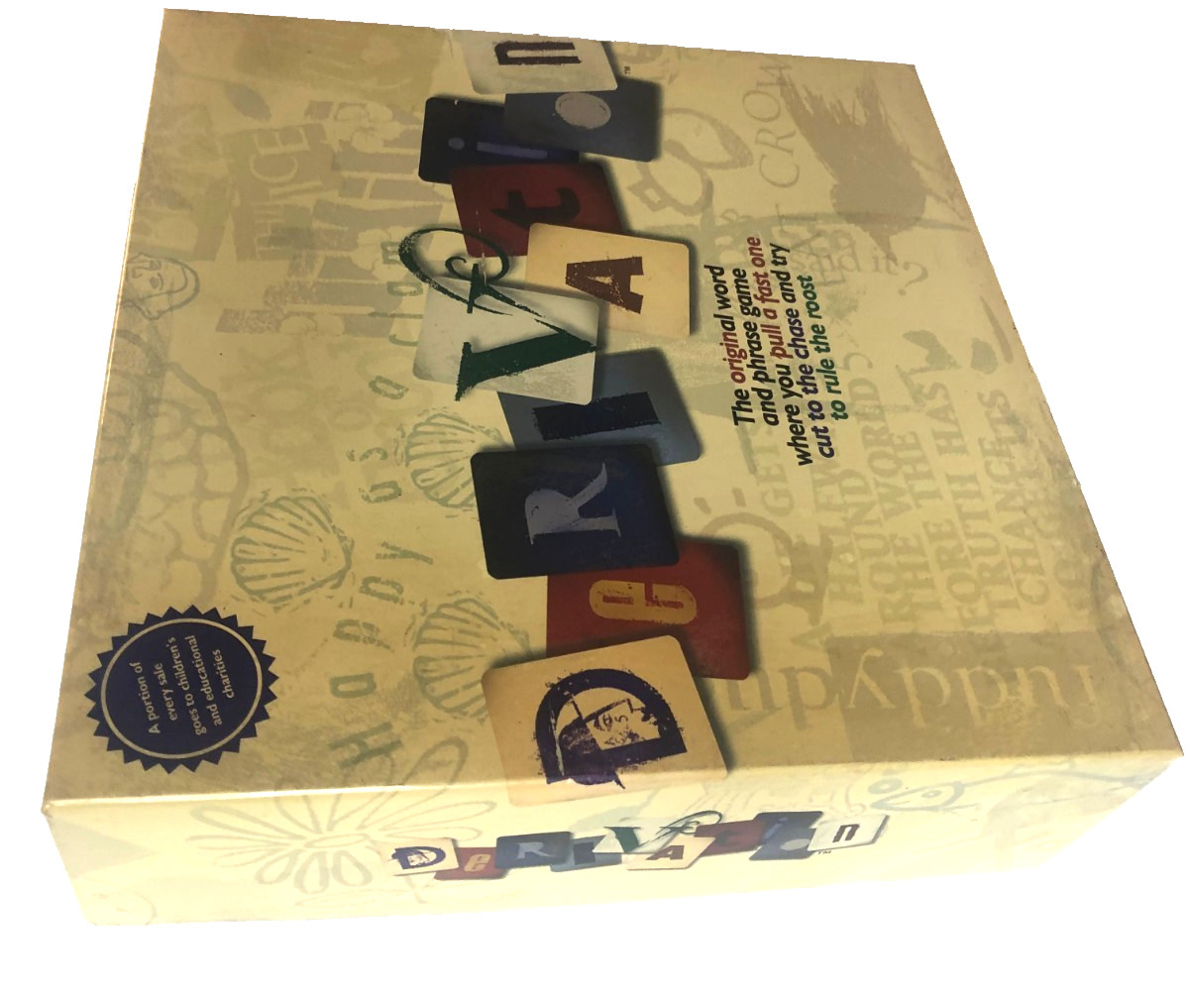 Derivation Board Game Word & Phrase 4 to 10 Players Teens to Adult -Open Box