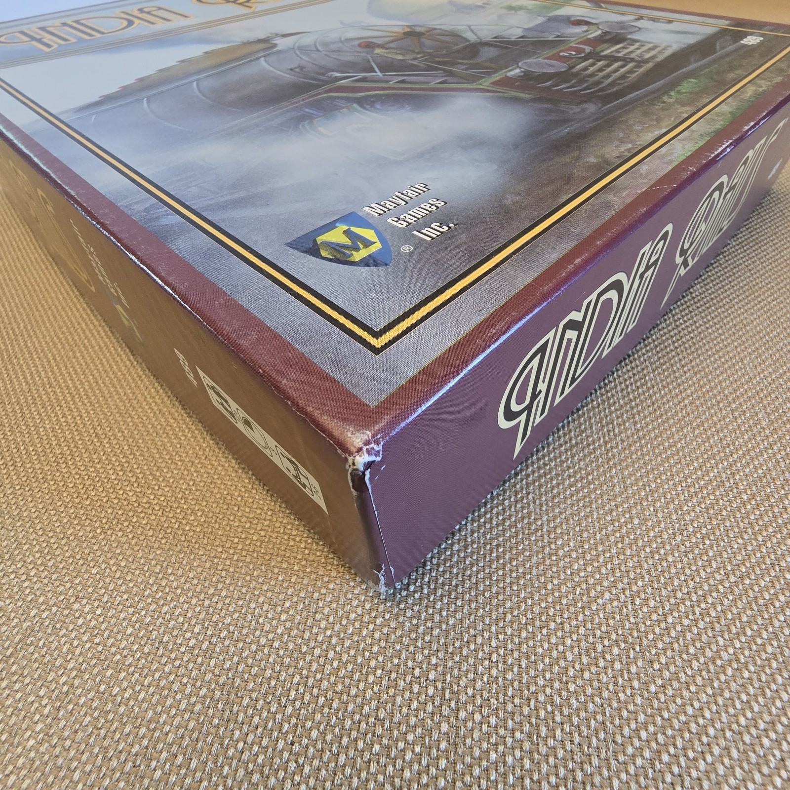 Vintage 1998 Mayfair Games Inc India Rails Board Game Train Theme Complete #489