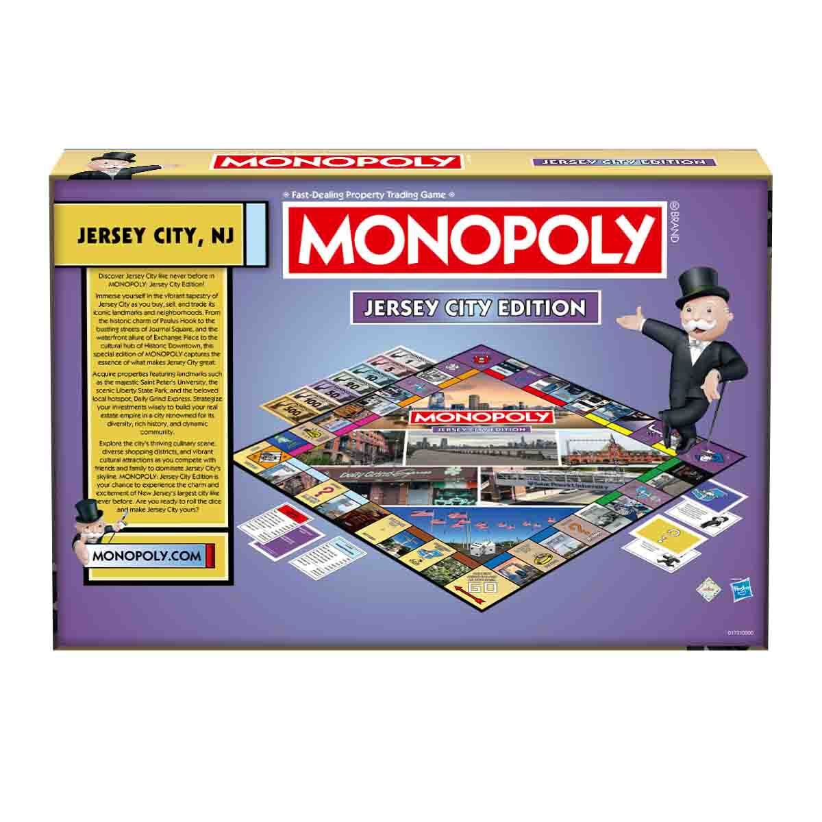 Jersey City, NJ Monopoly Board Game Limited Edition – New & Sealed