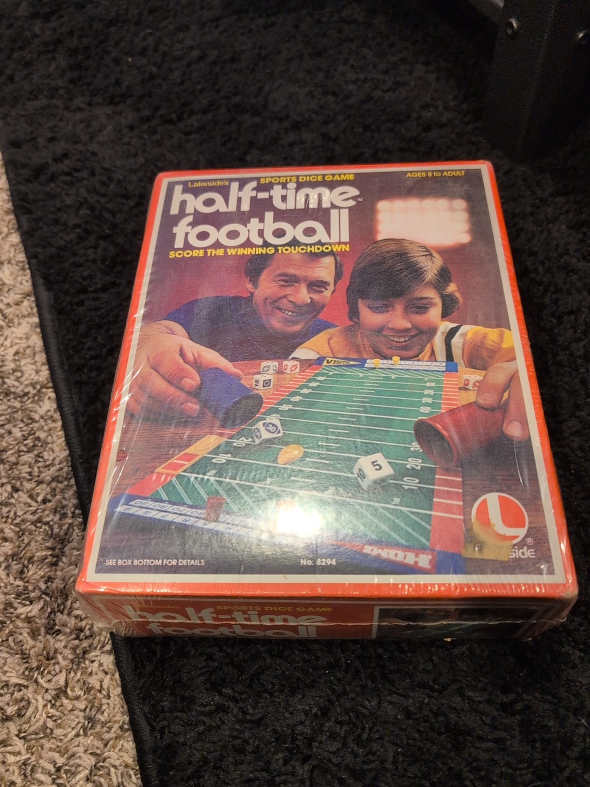 Half-Time Football Sports Dice Game Lakeside Vintage Sealed NOS